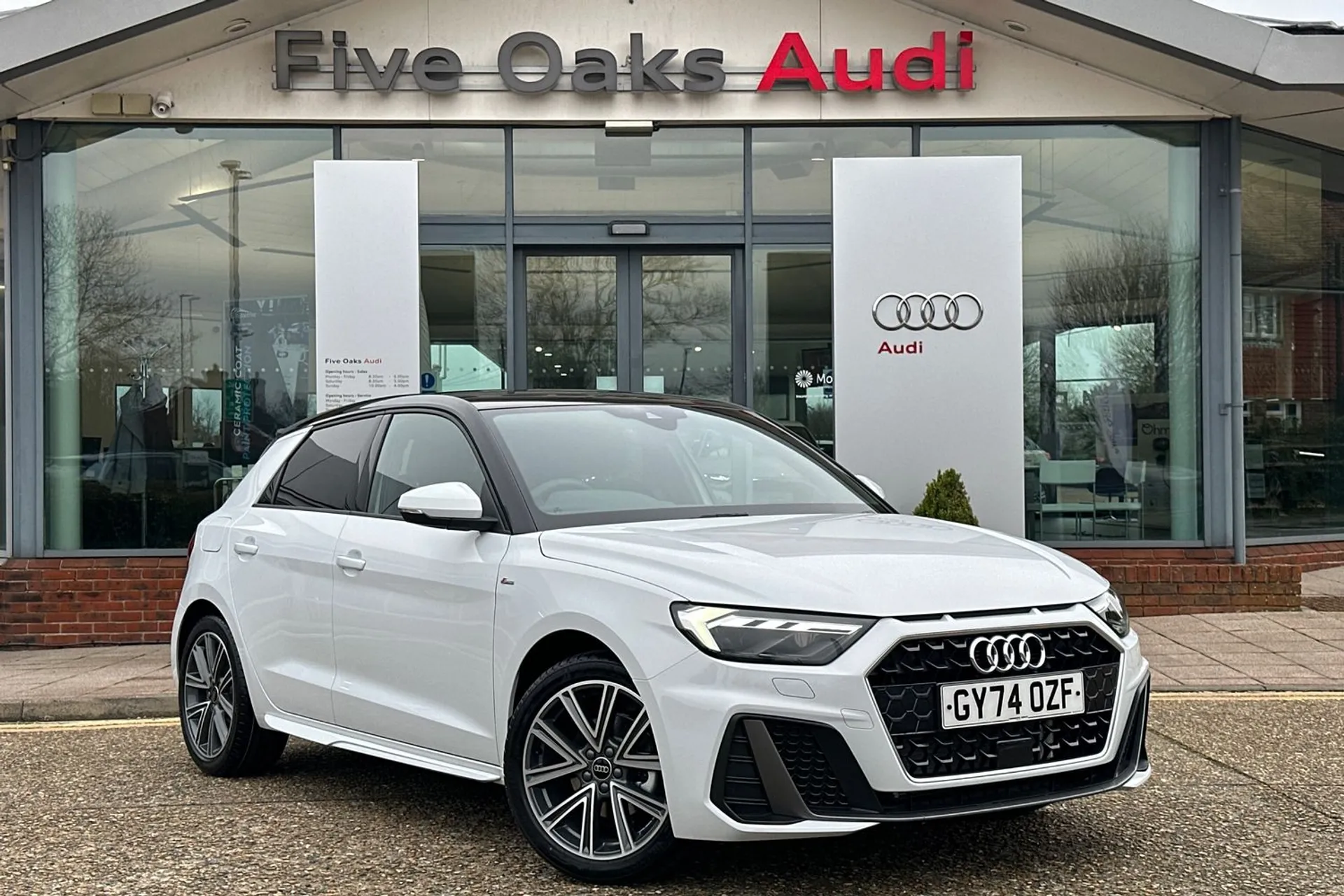 Audi A1 focused image