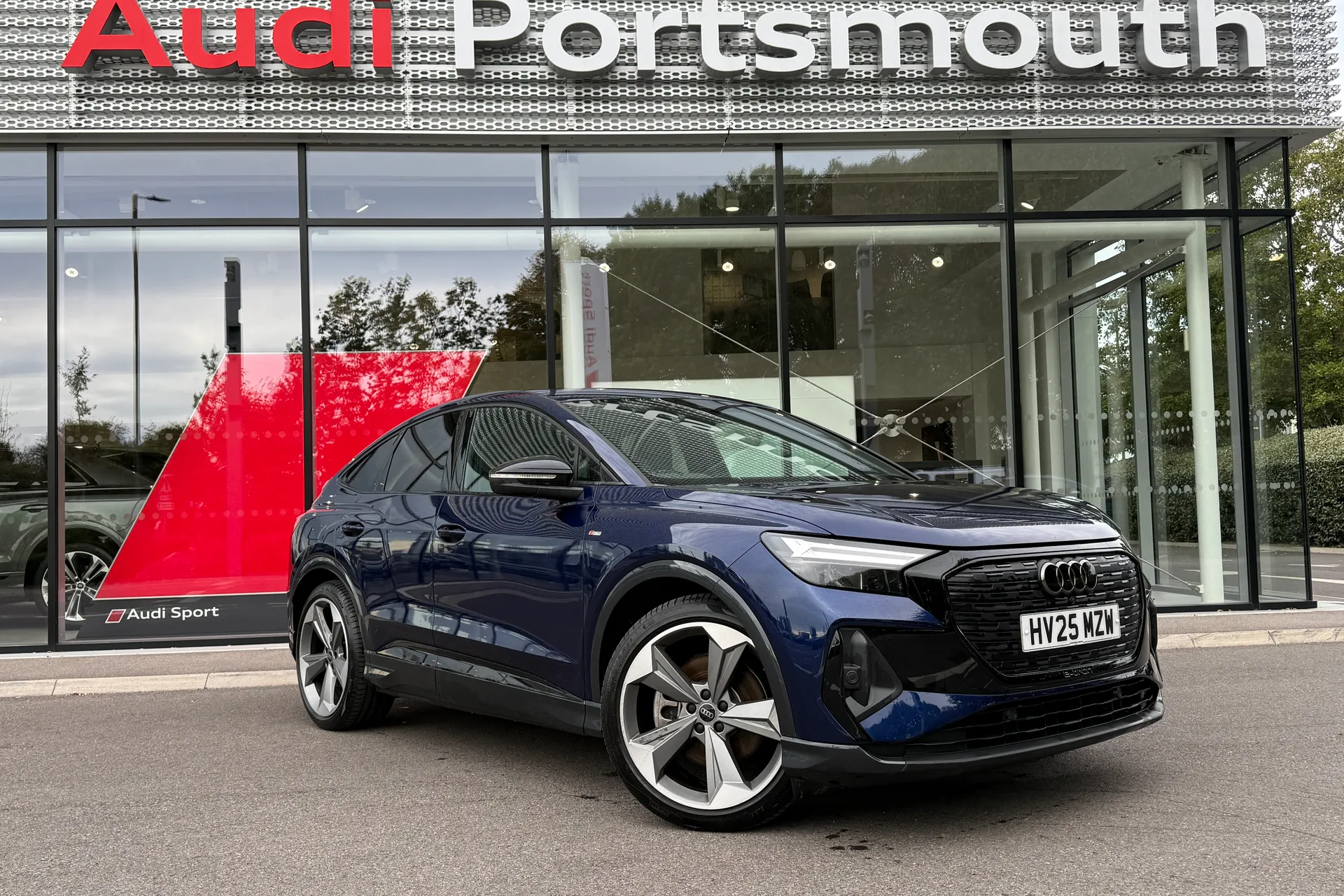 Audi Q4 focused image