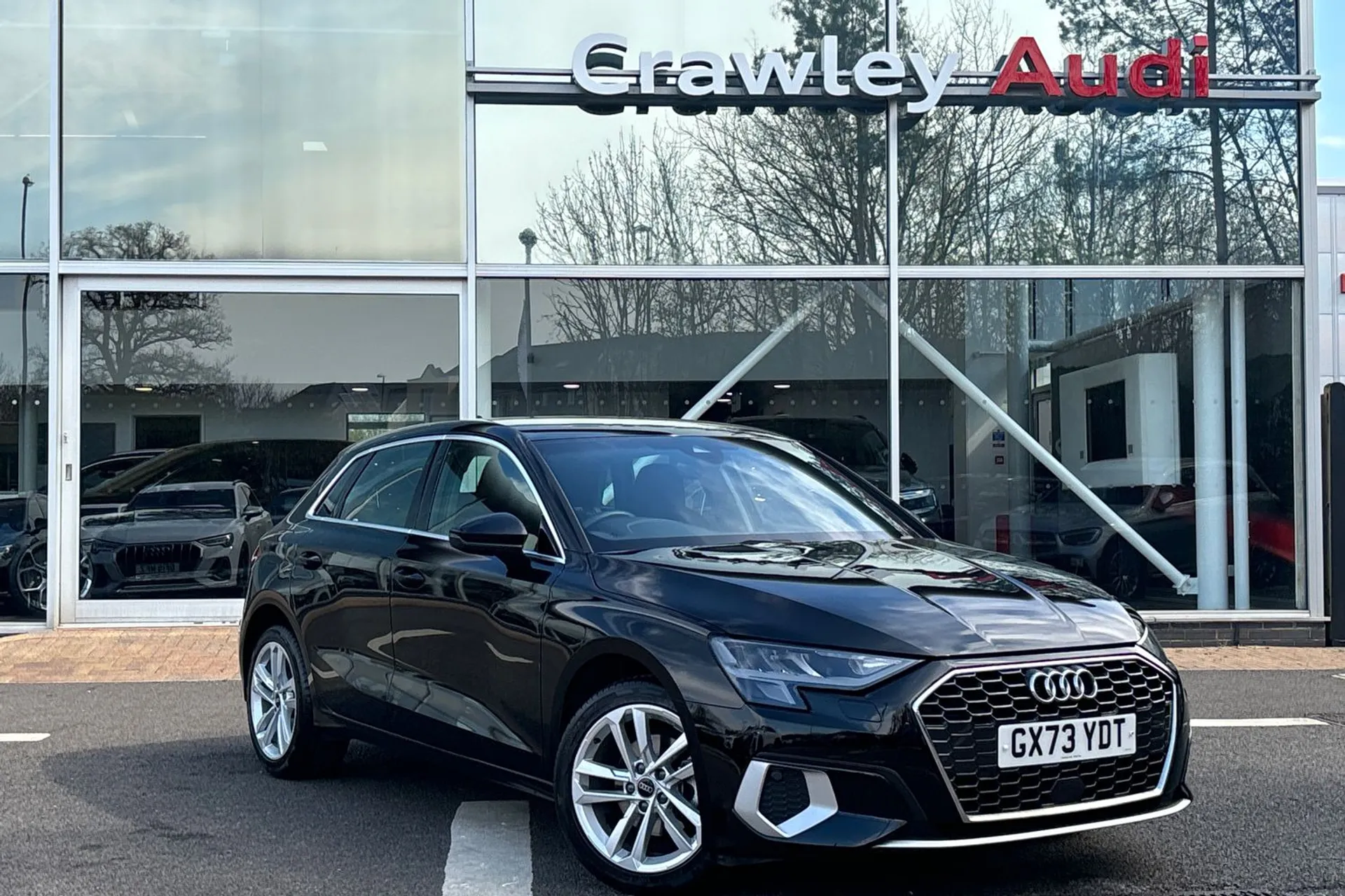 Audi A3 focused image