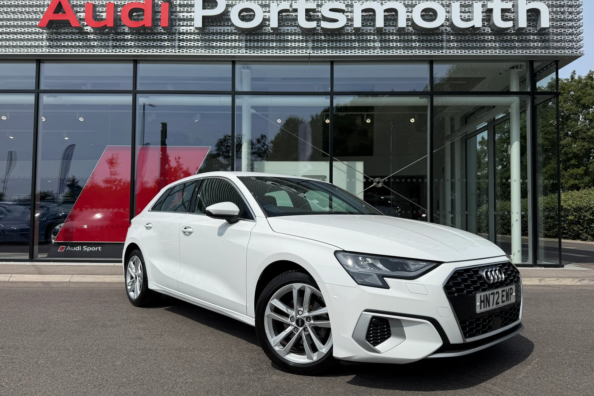 Audi A3 focused image