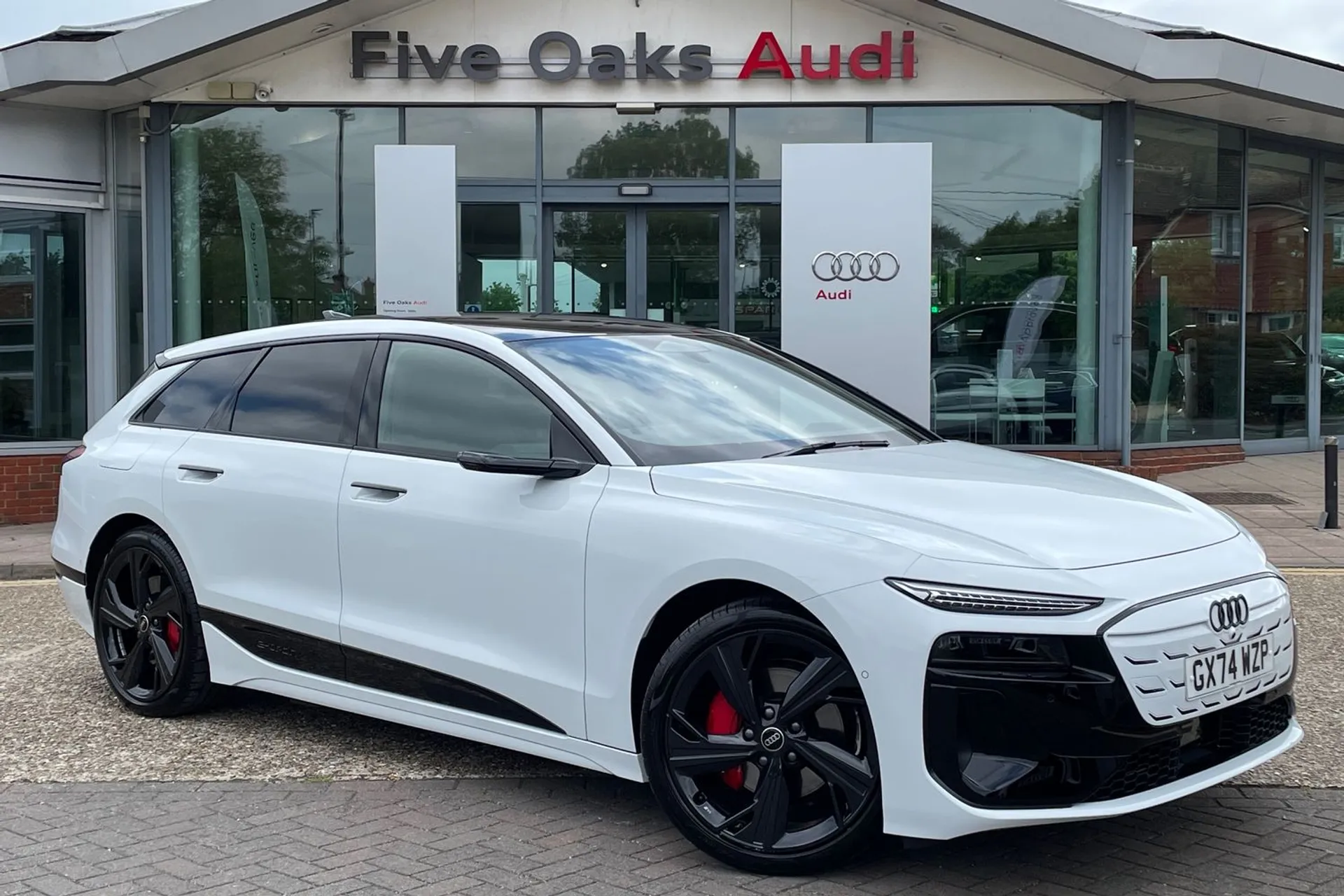 Audi A6 focused image