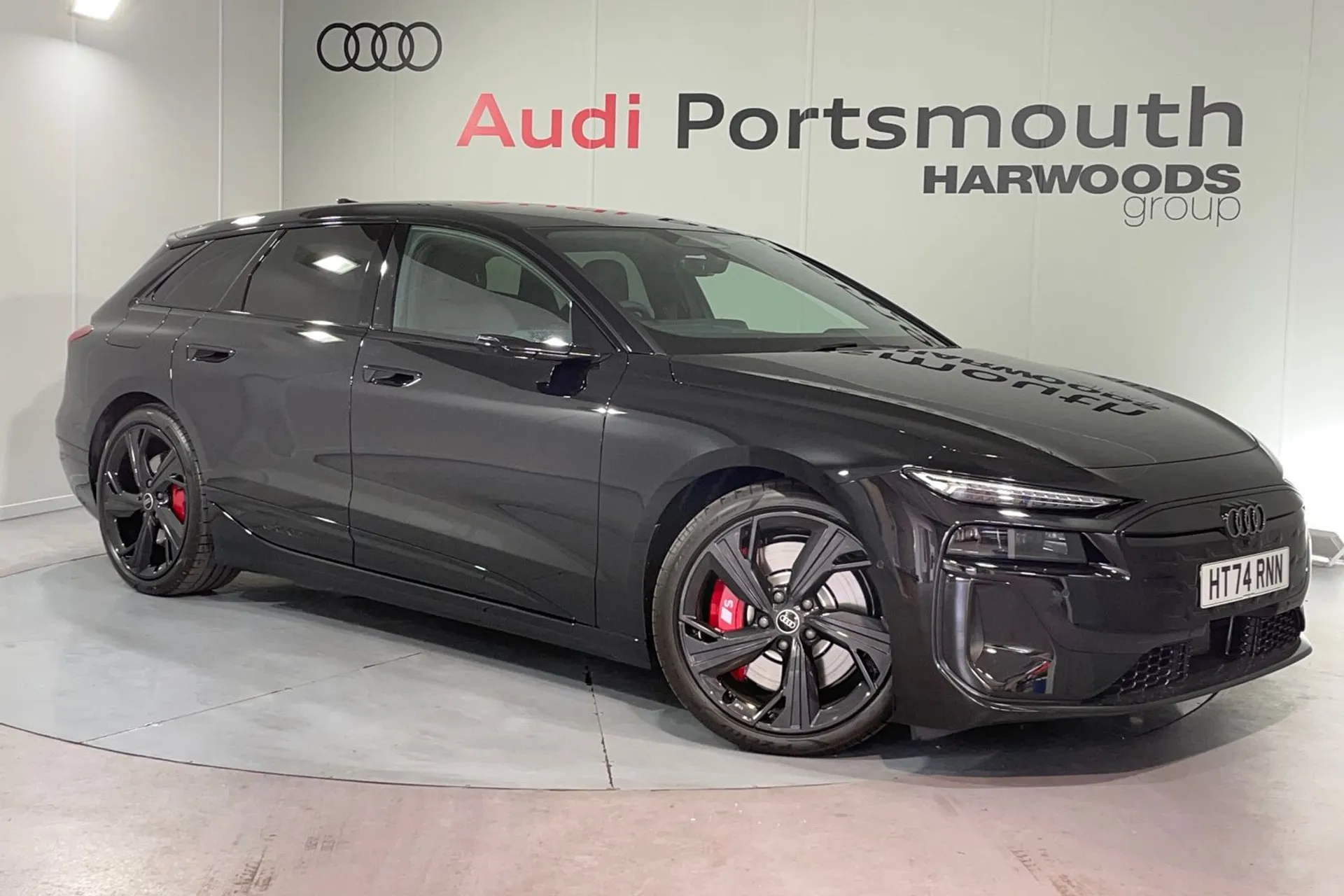 Audi A6 focused image
