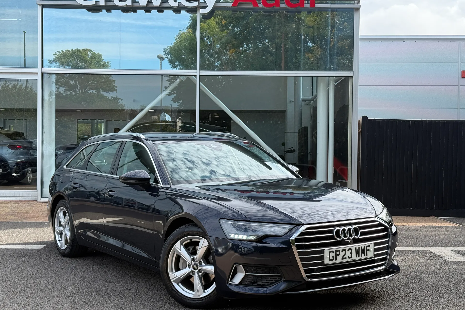 Audi A6 focused image