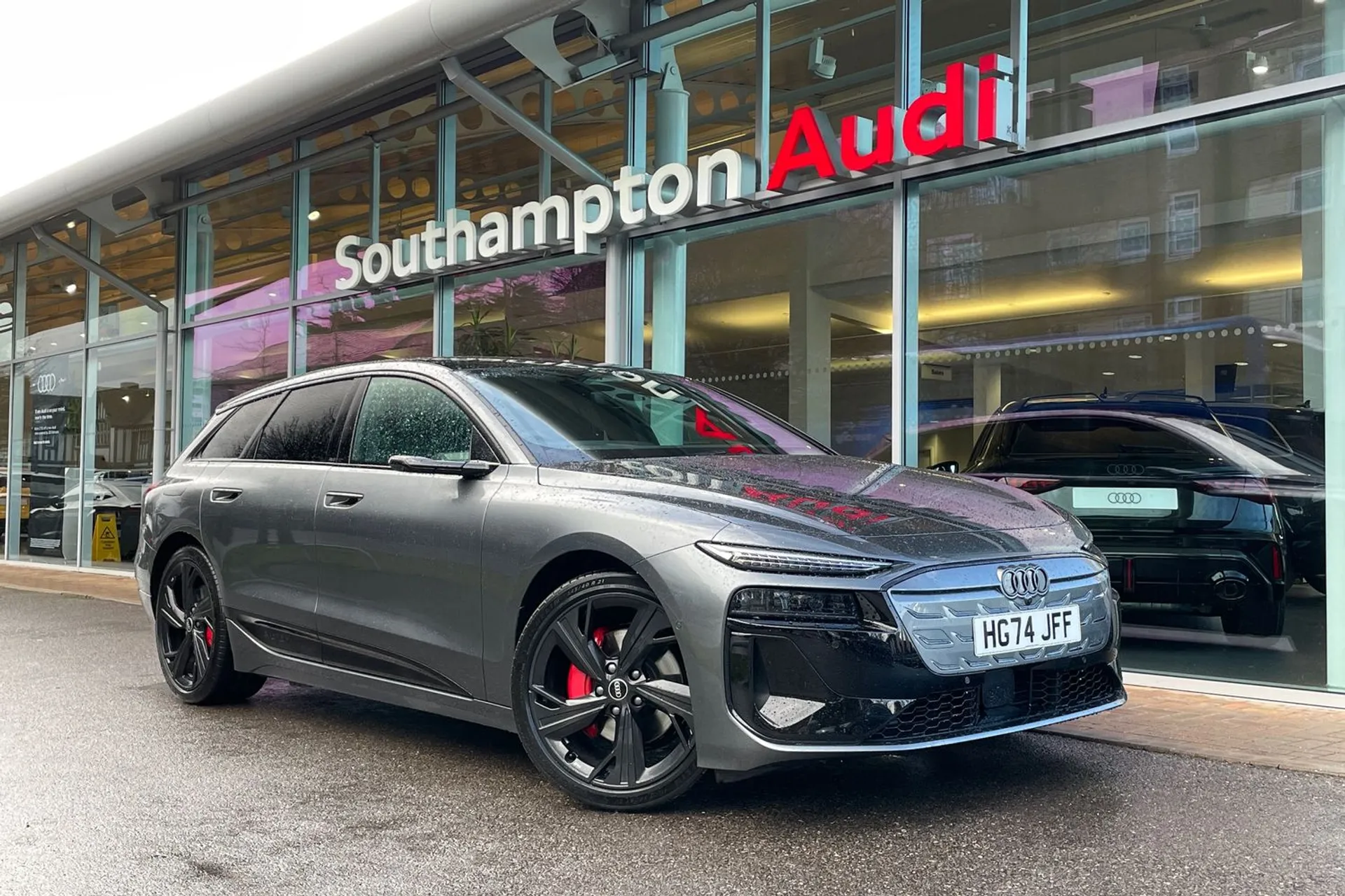 Audi A6 focused image