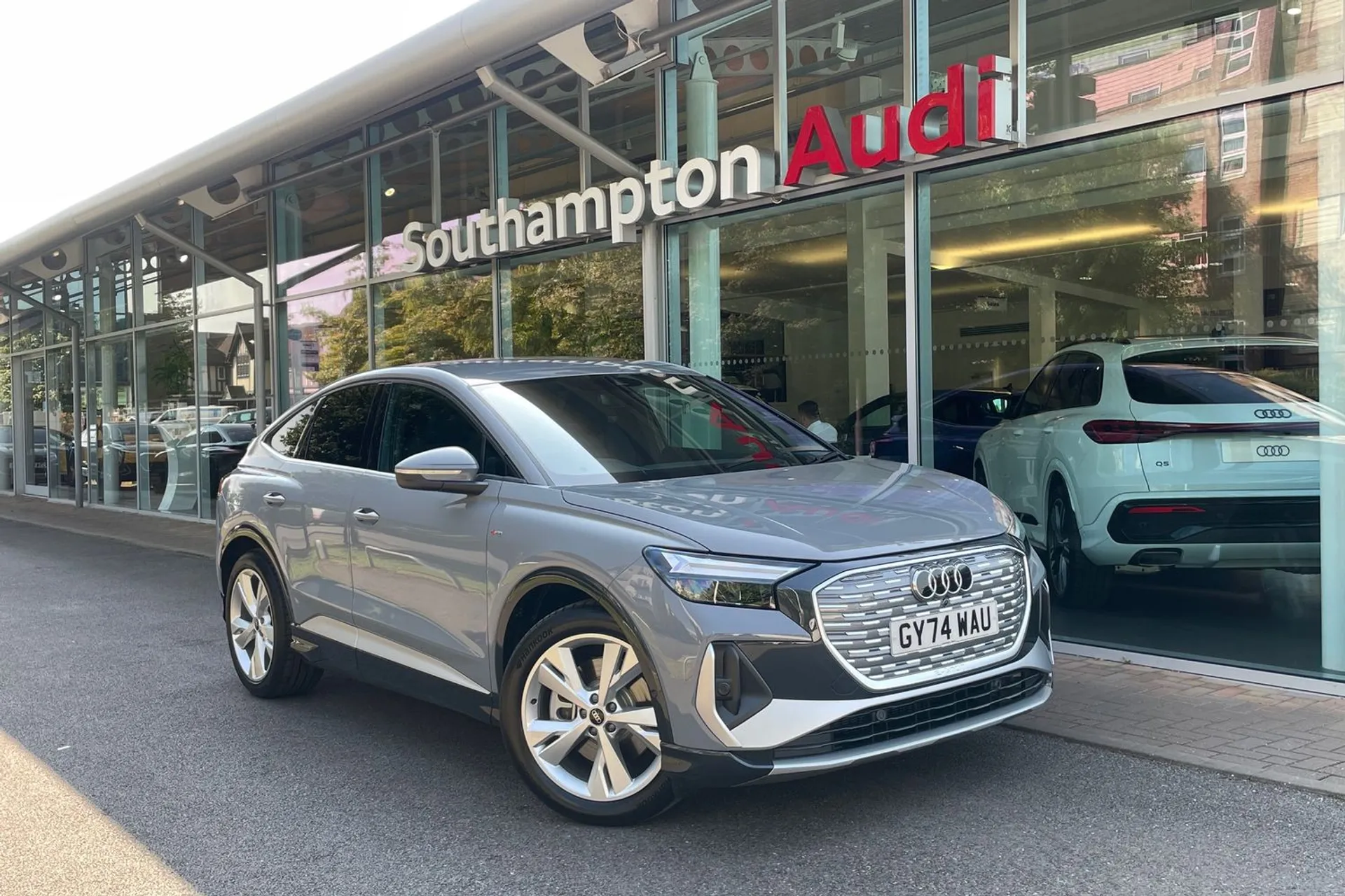 Audi Q4 focused image