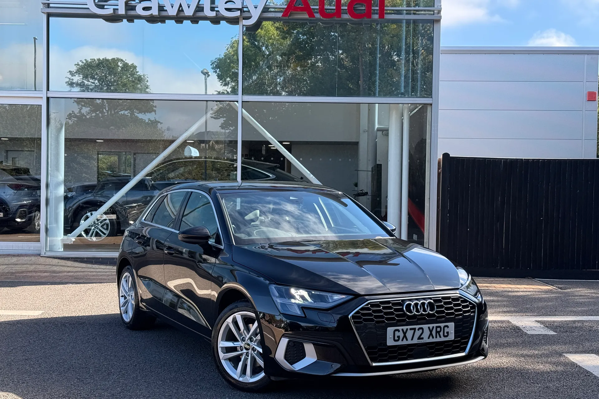 Audi A3 focused image