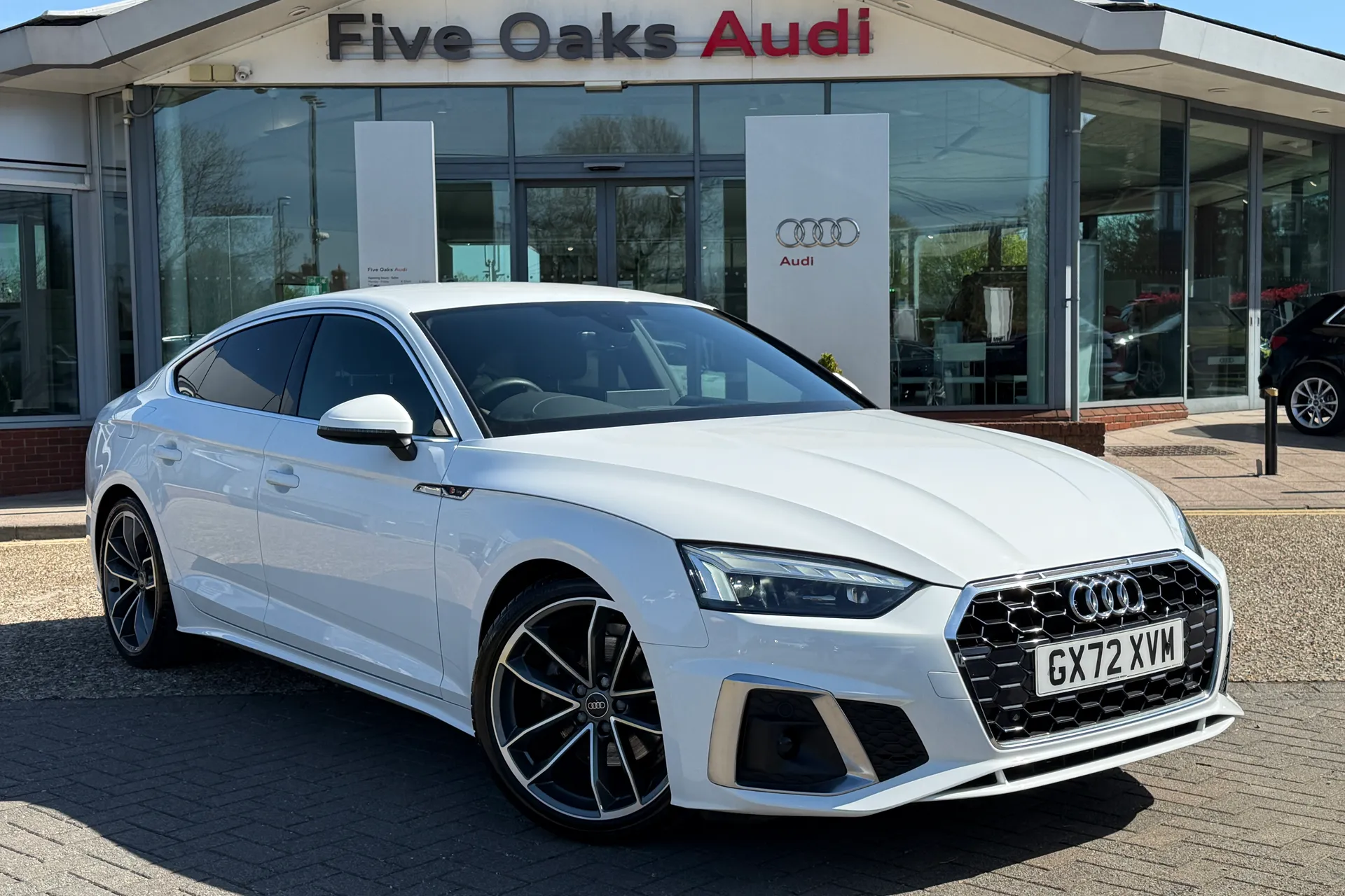 Audi A5 focused image