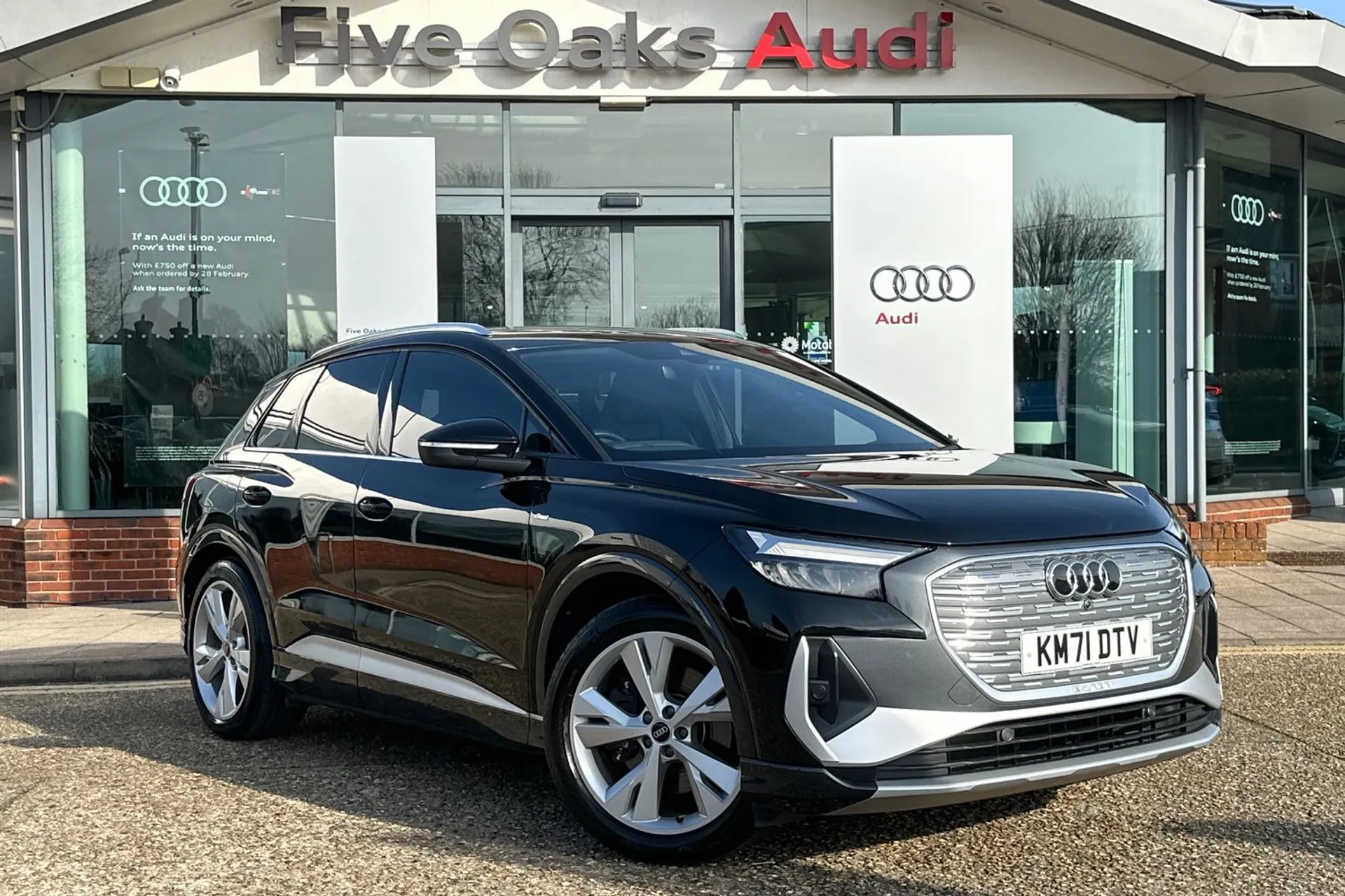Audi Q4 focused image