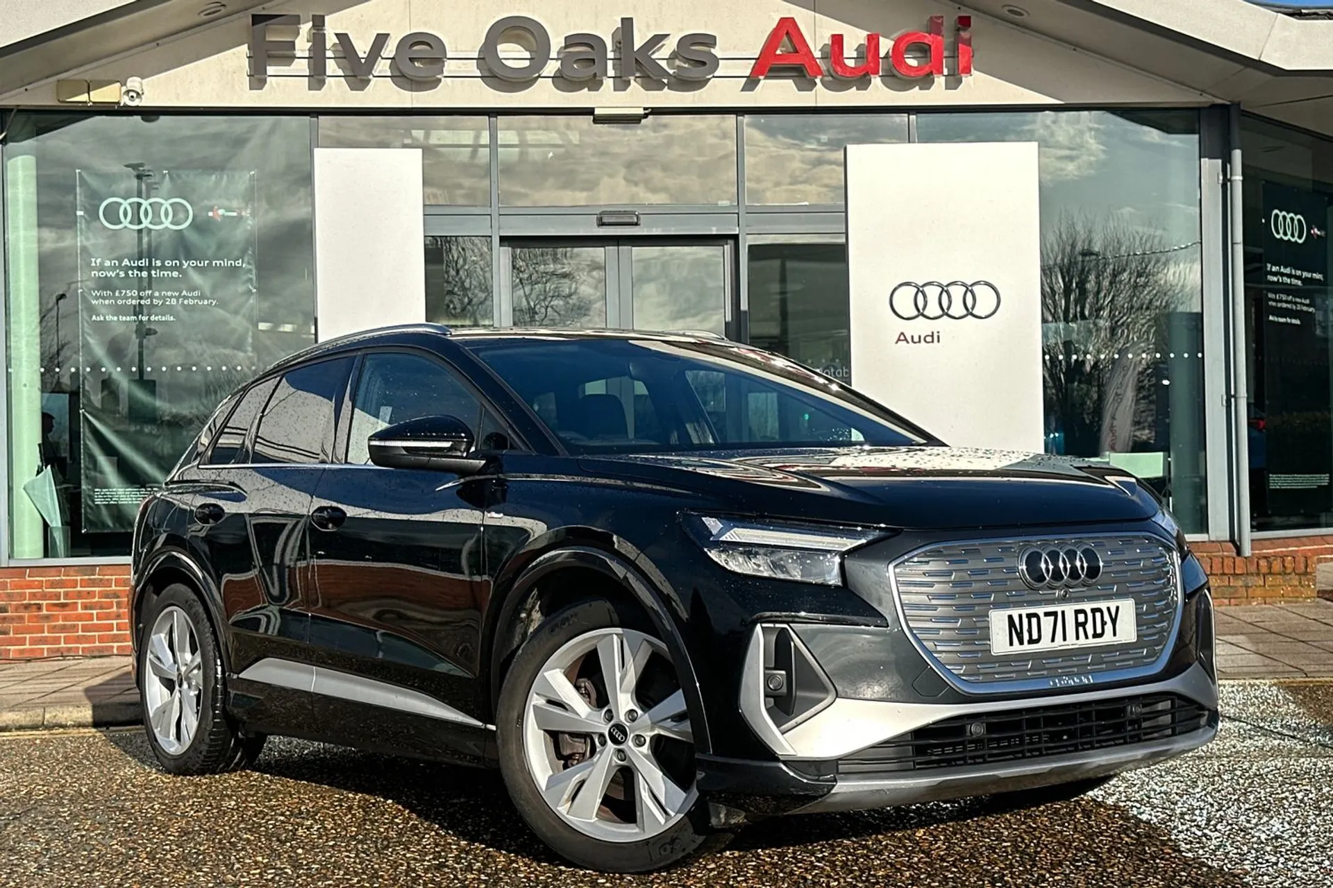 Audi Q4 focused image