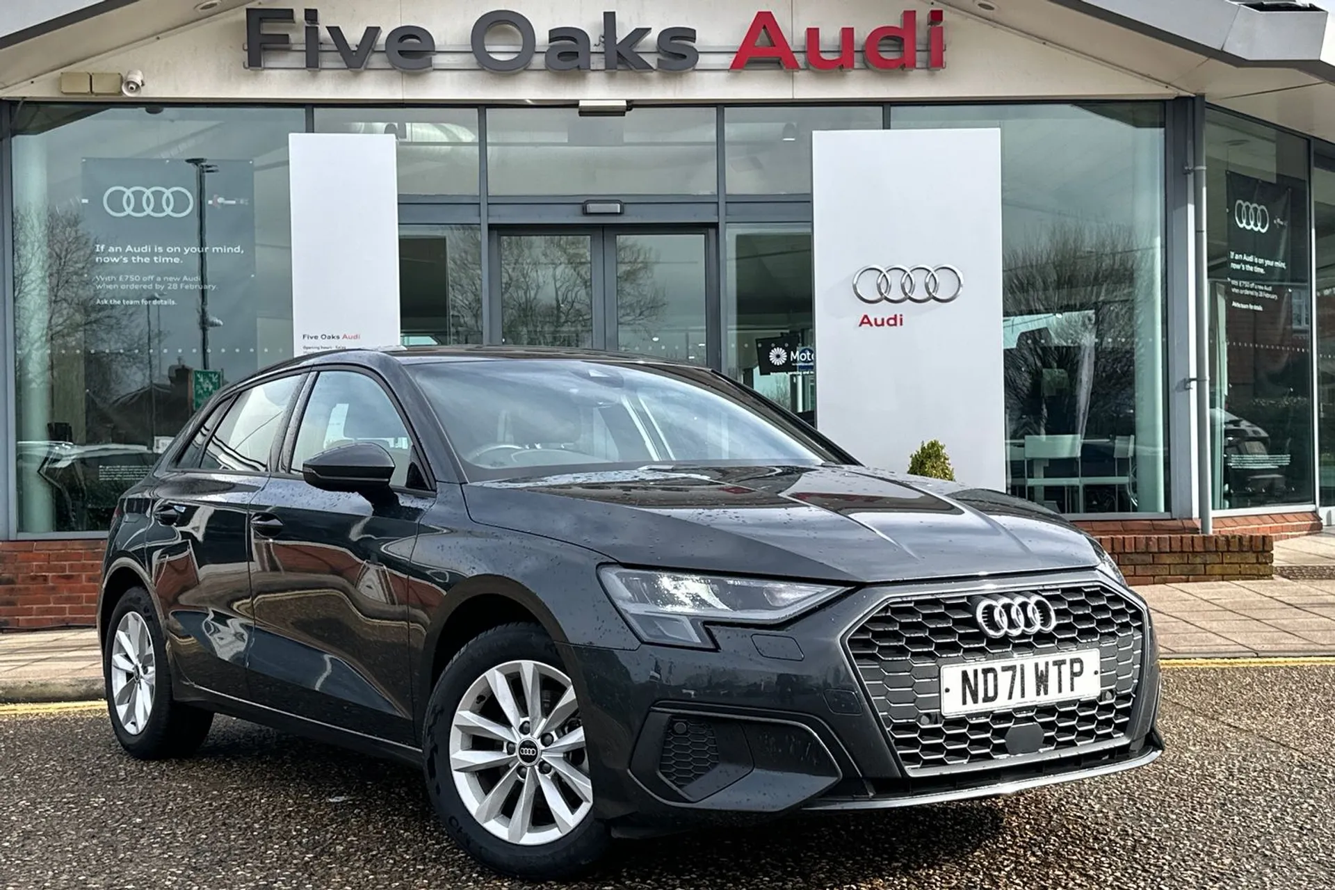 Audi A3 focused image
