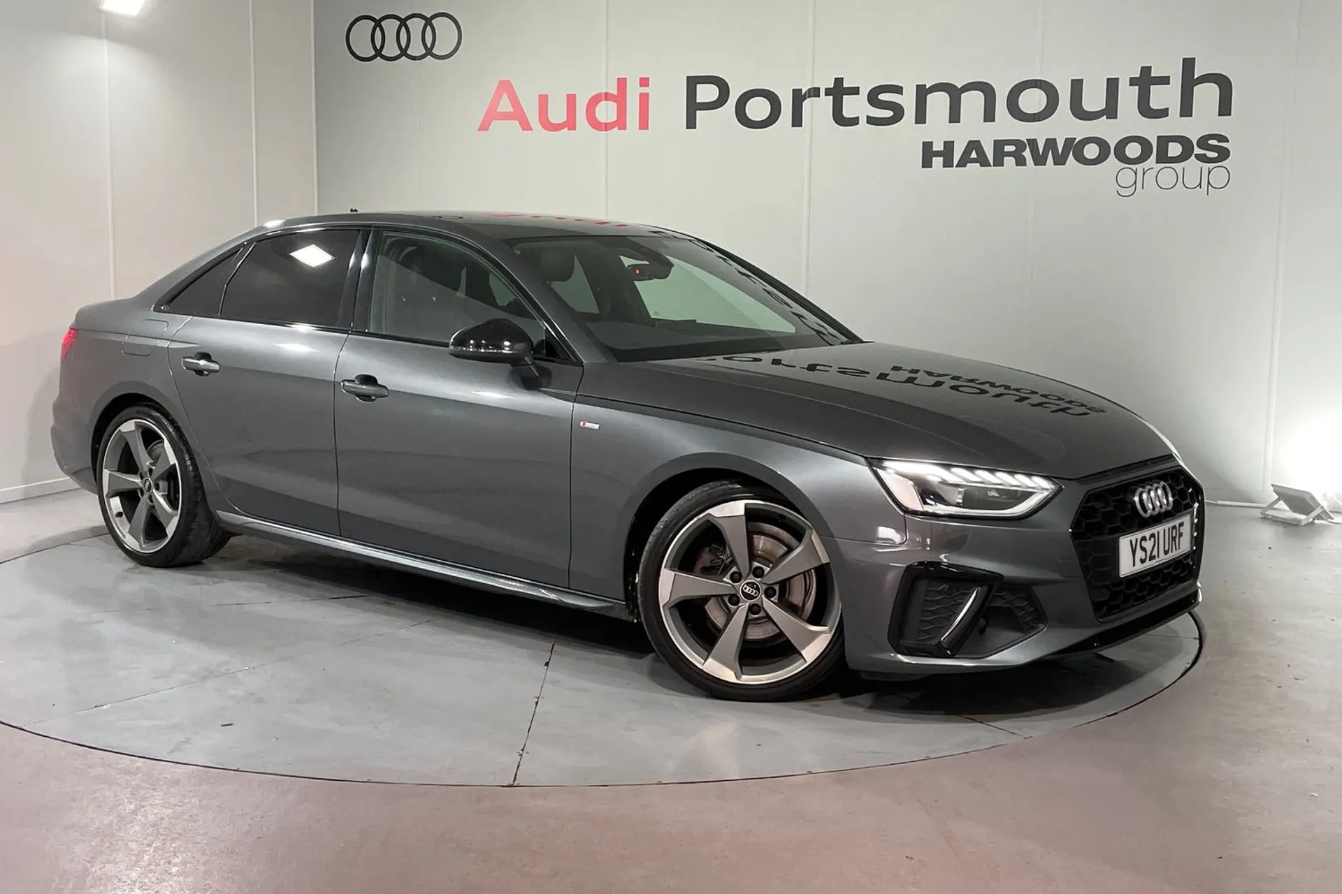 Audi A4 focused image