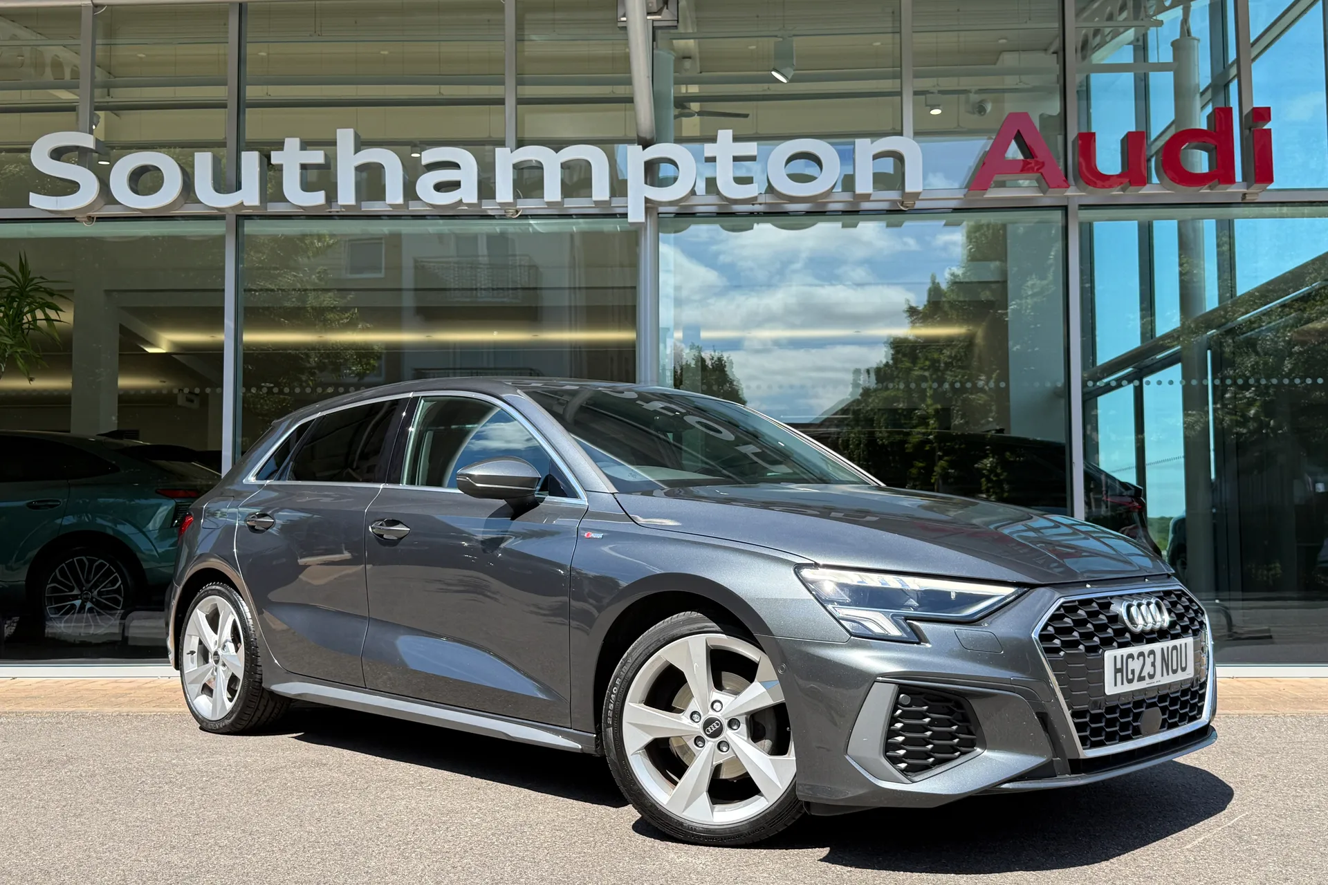Audi A3 focused image