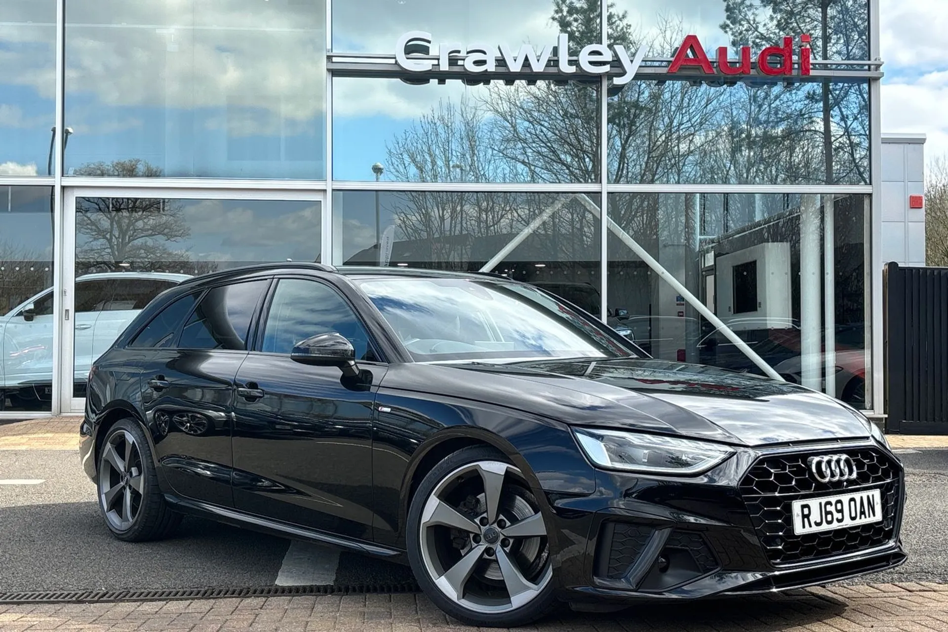 Audi A4 focused image