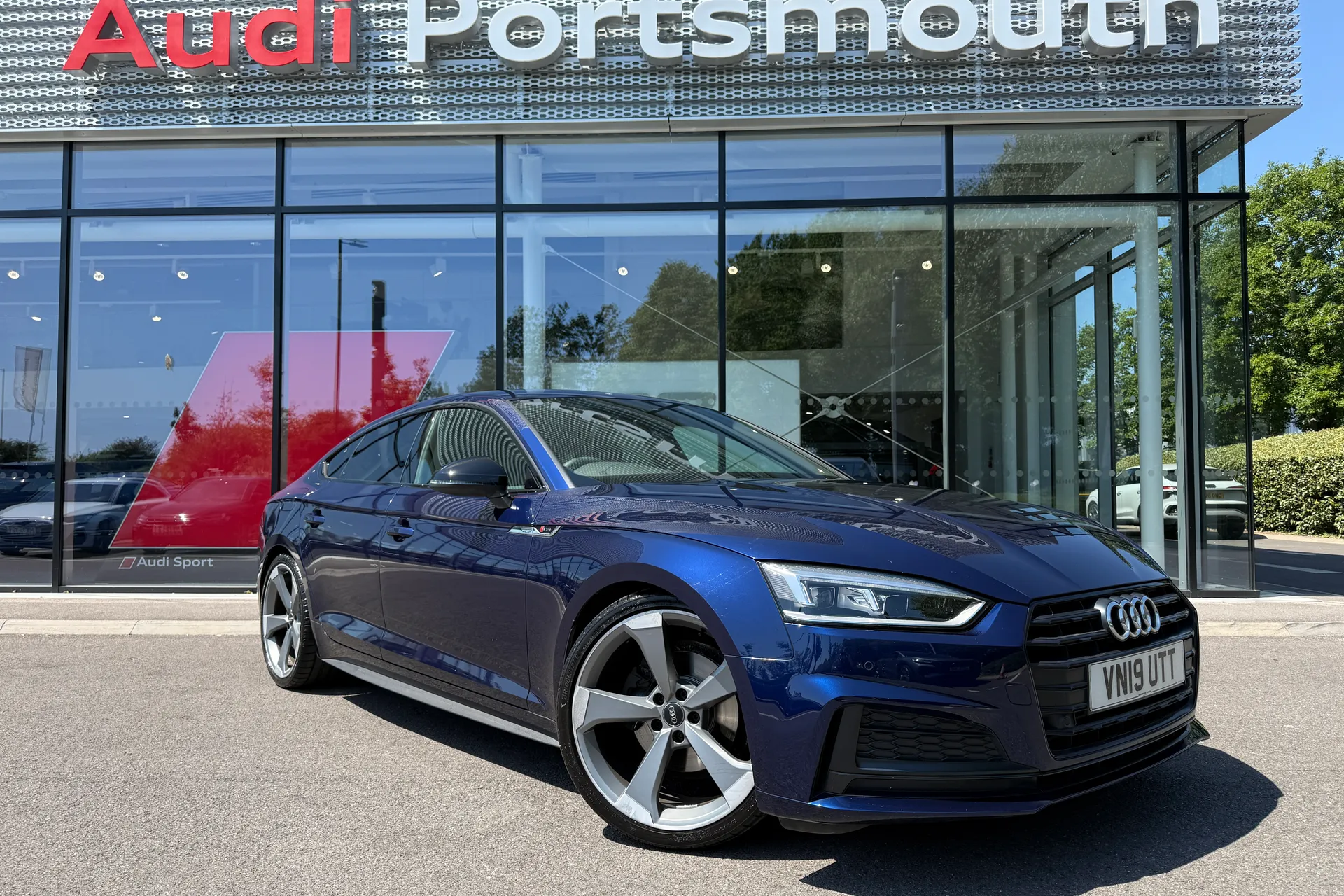 Audi A5 focused image