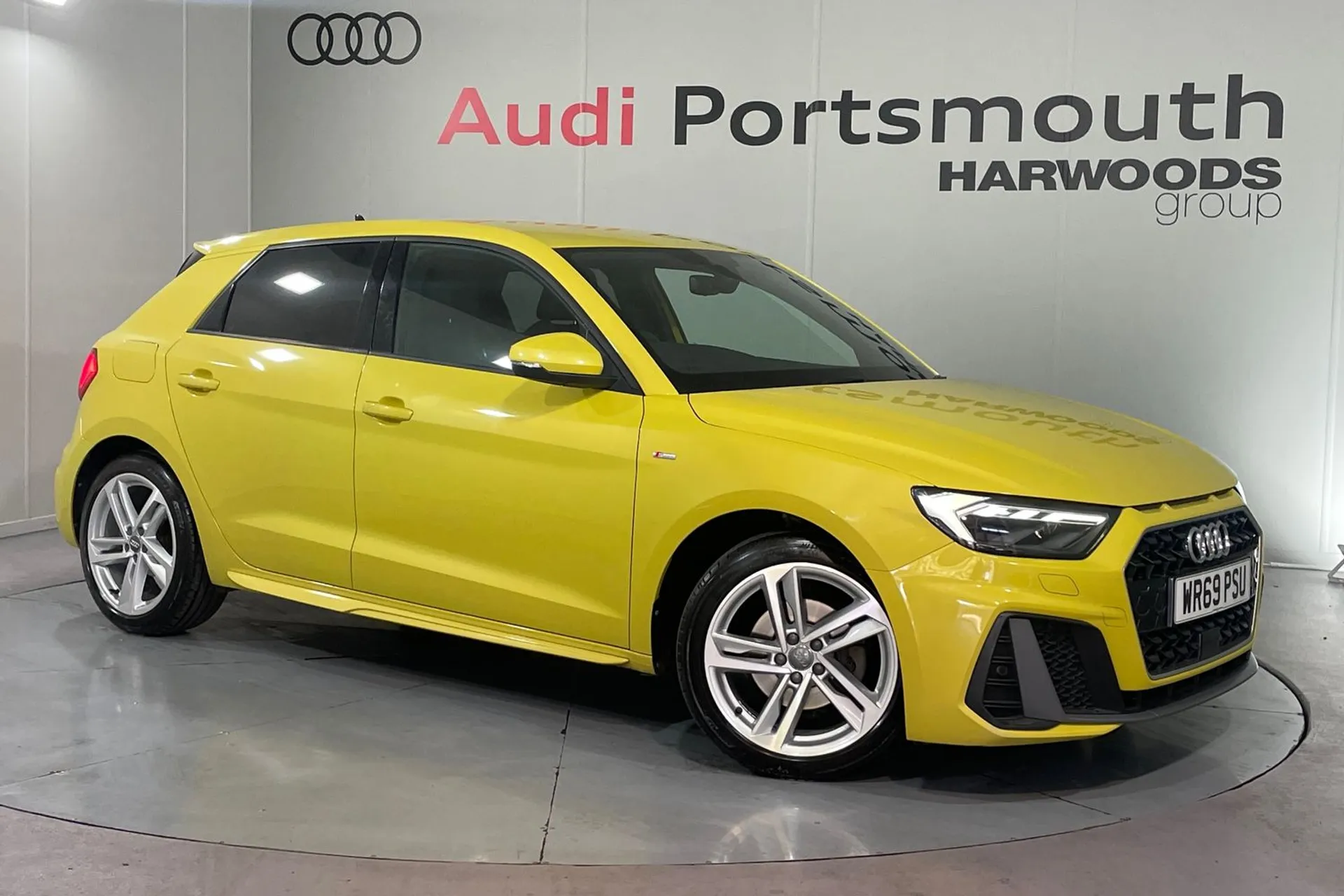 Audi A1 focused image