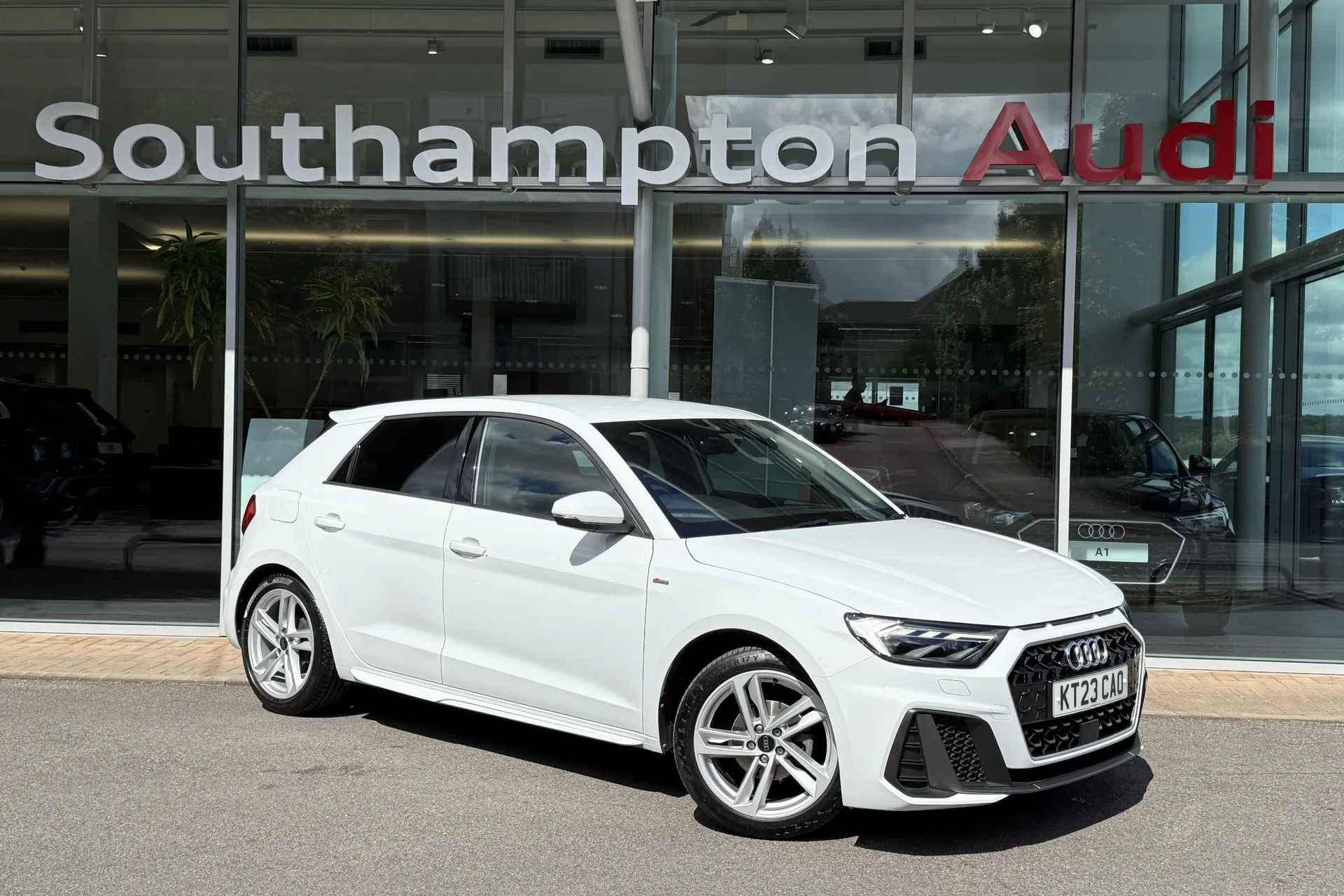 Audi A1 focused image