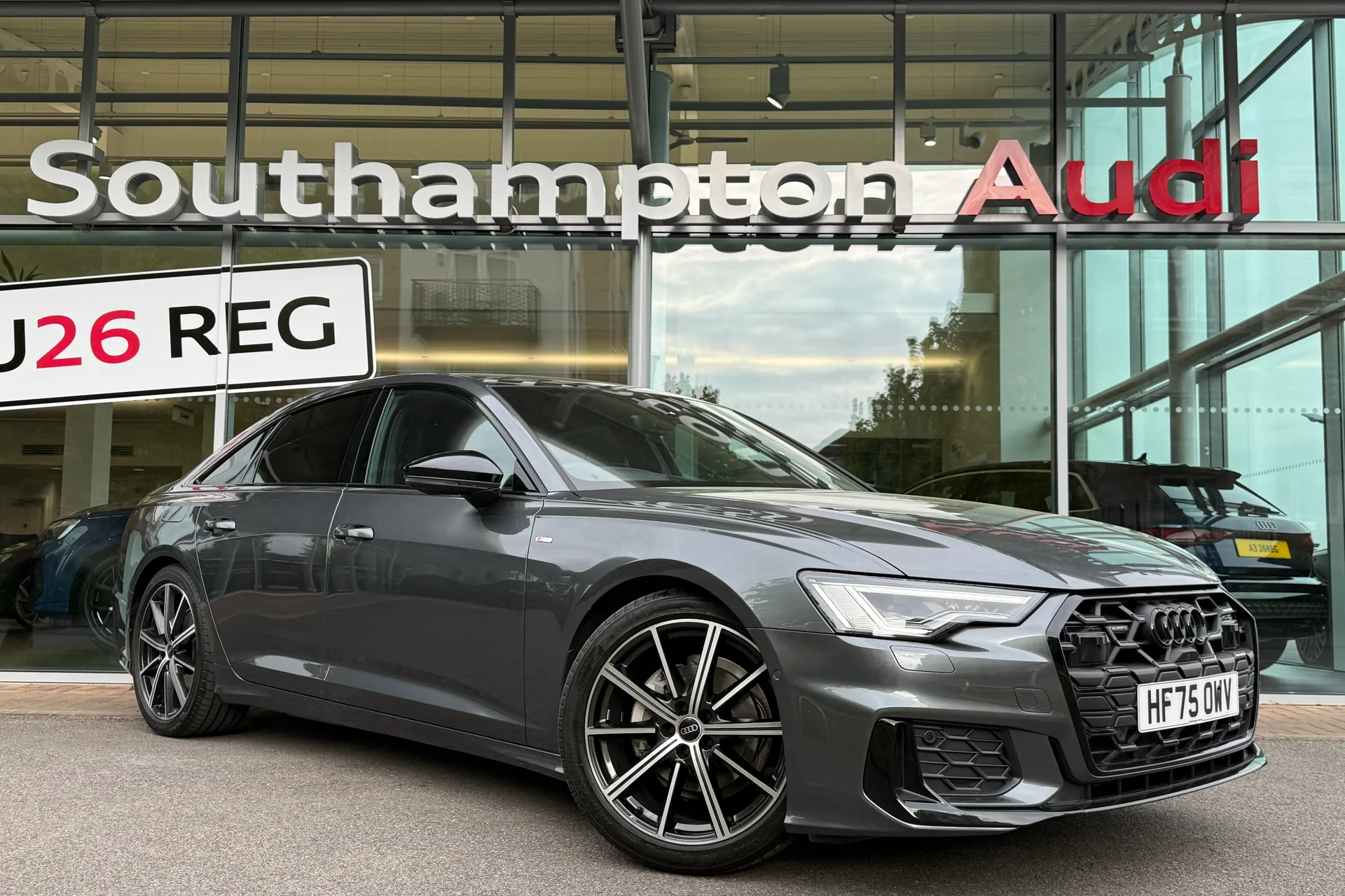 Audi A6 focused image