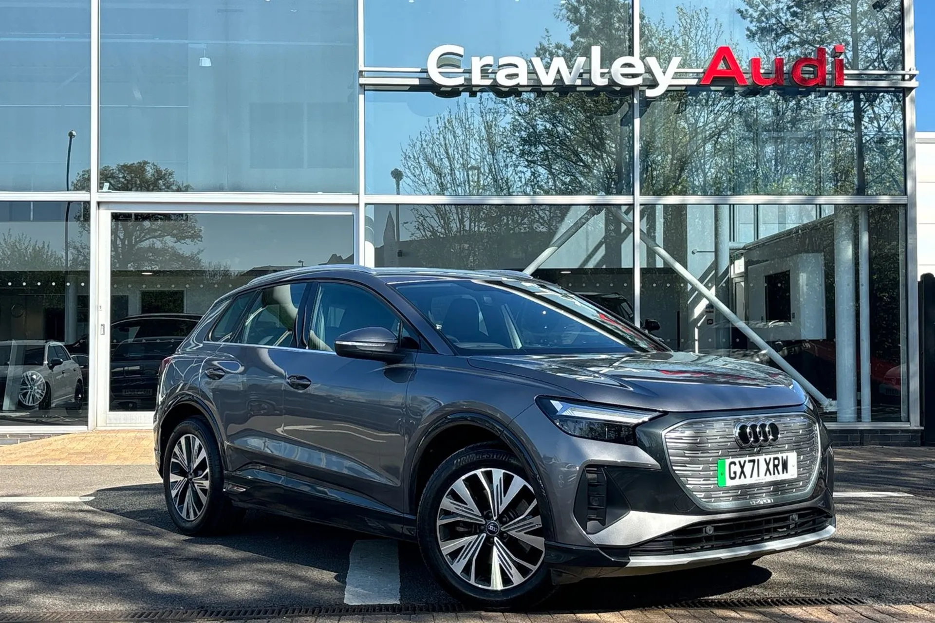 Audi Q4 focused image