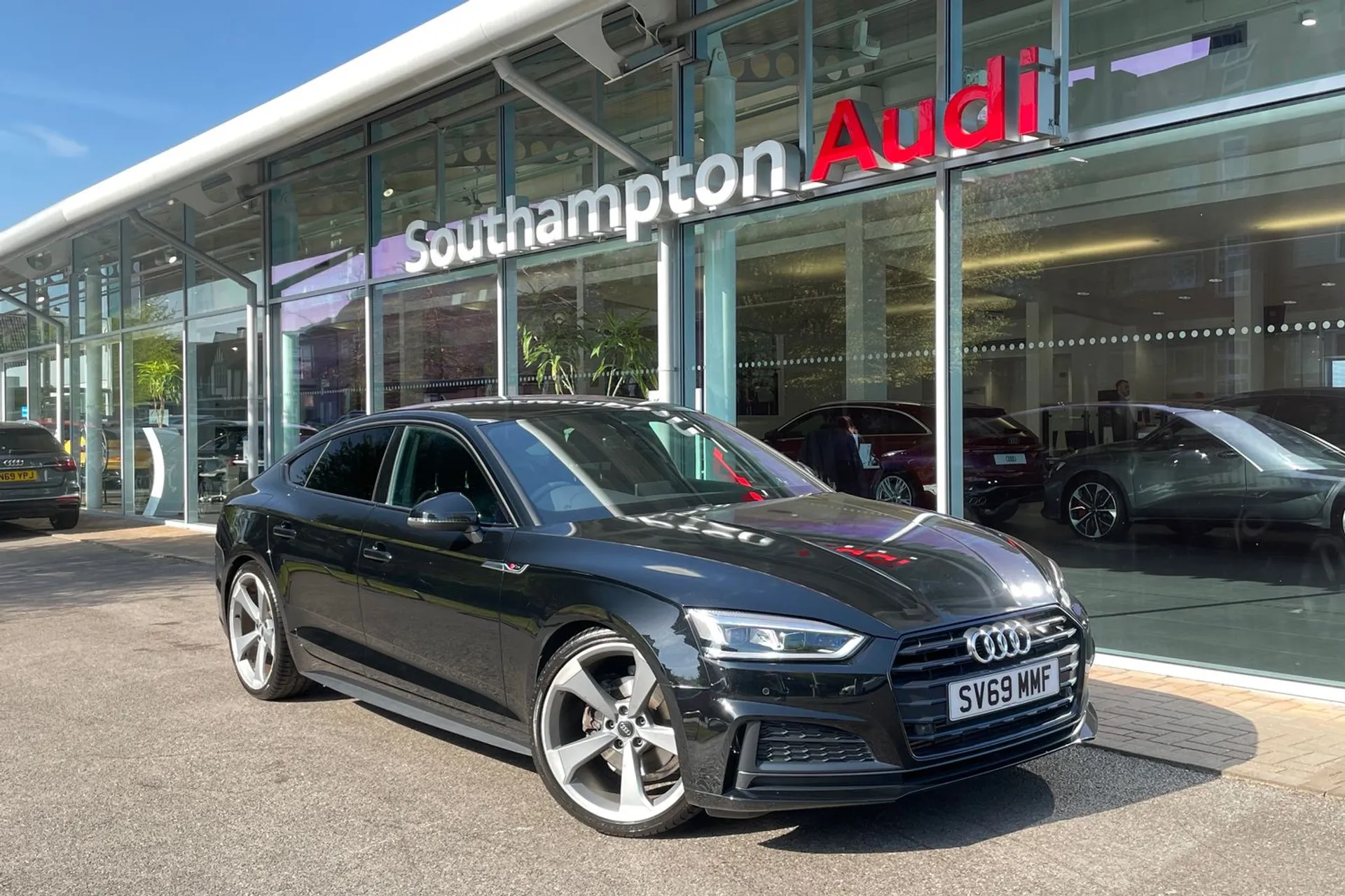 Audi A5 focused image