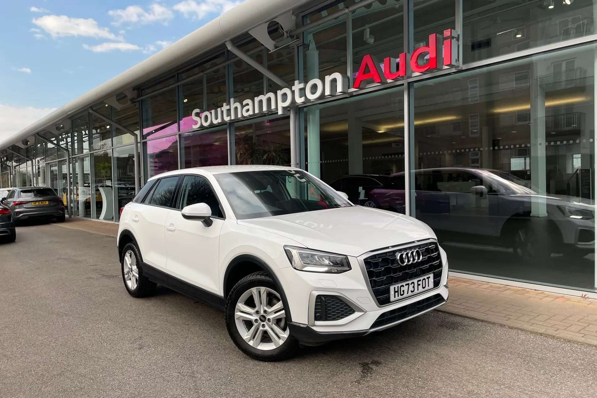 Audi Q2 focused image