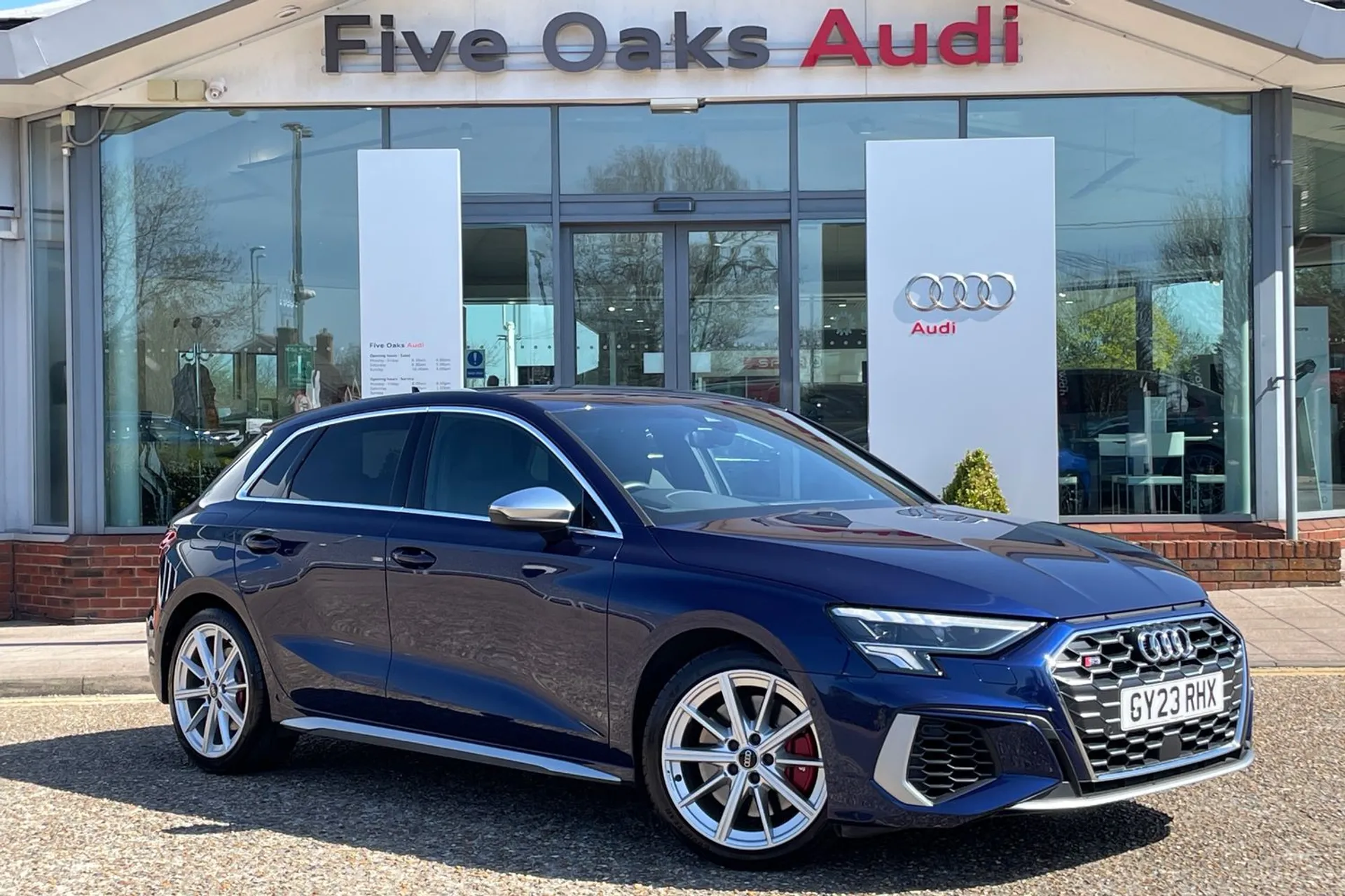 Audi A3 focused image