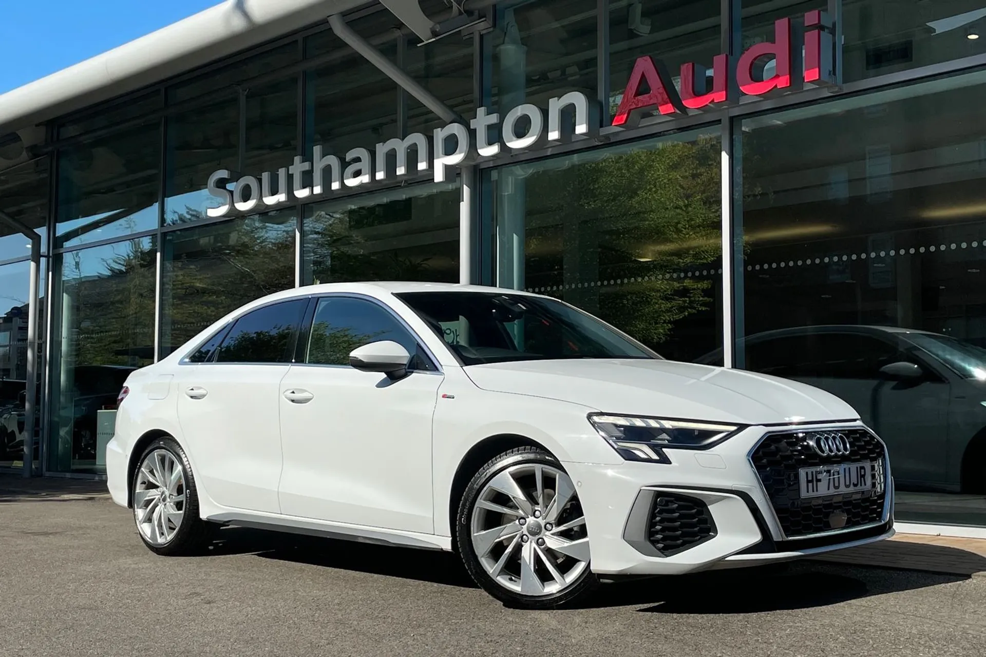 Audi A3 focused image
