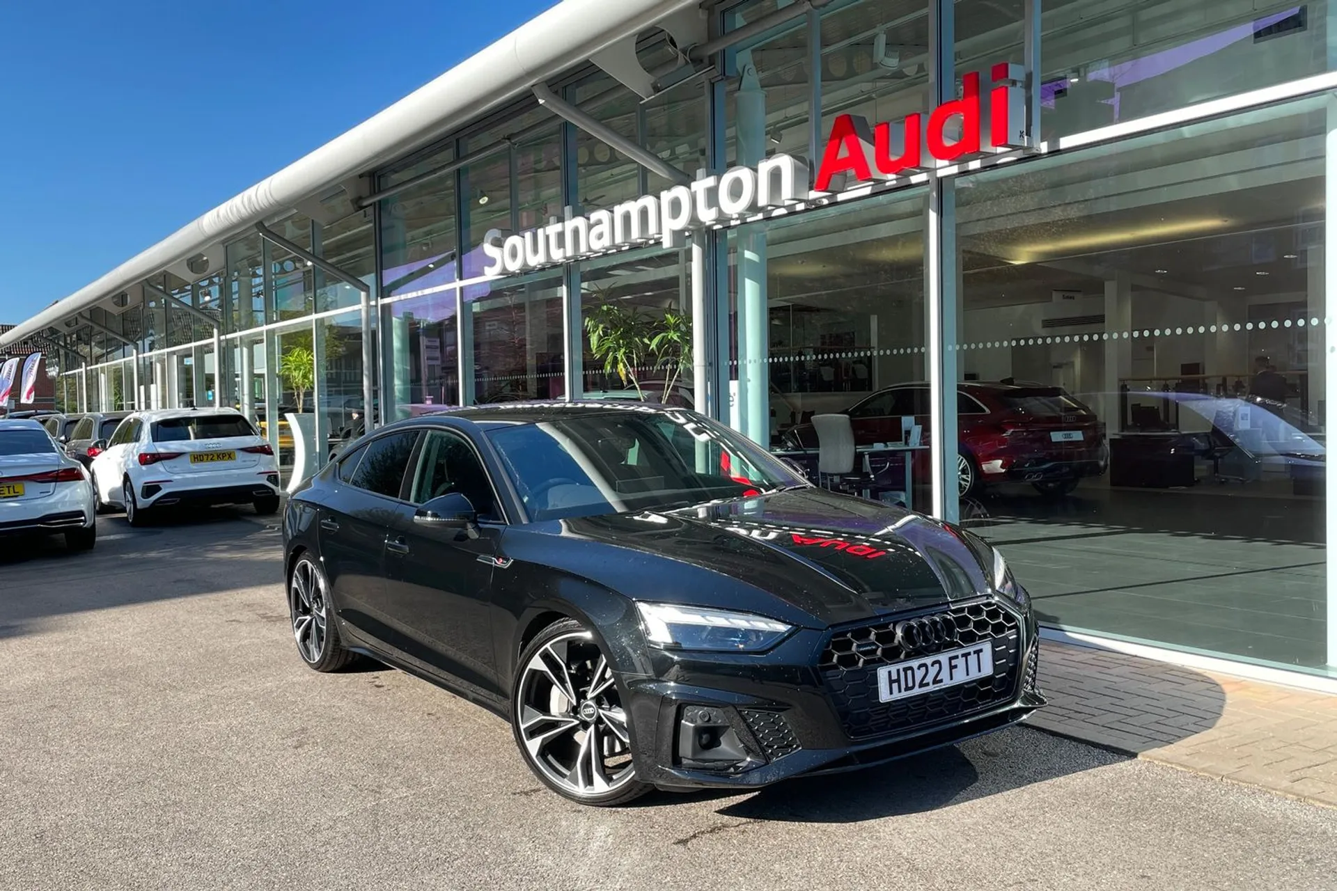Audi A5 focused image