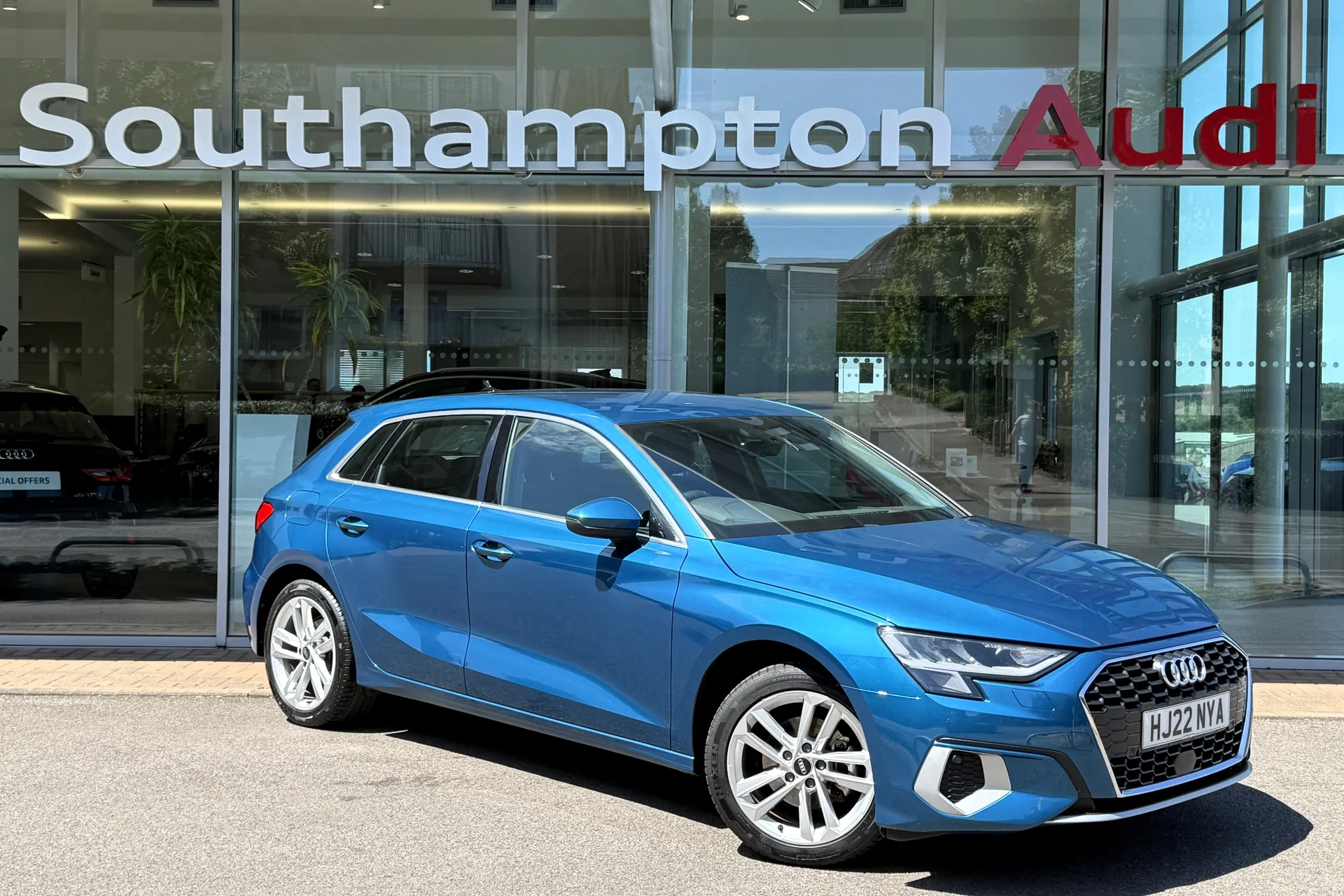 Audi A3 focused image