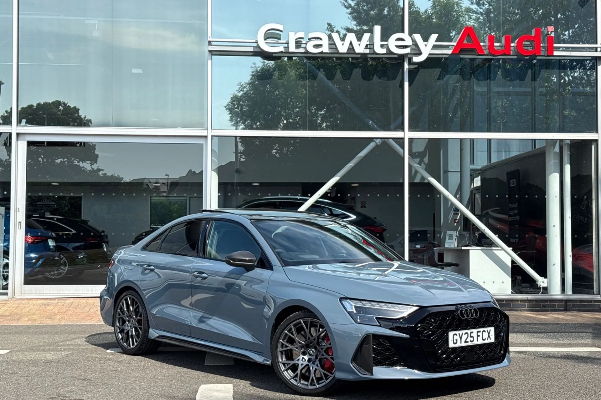 Audi RS3 focused image