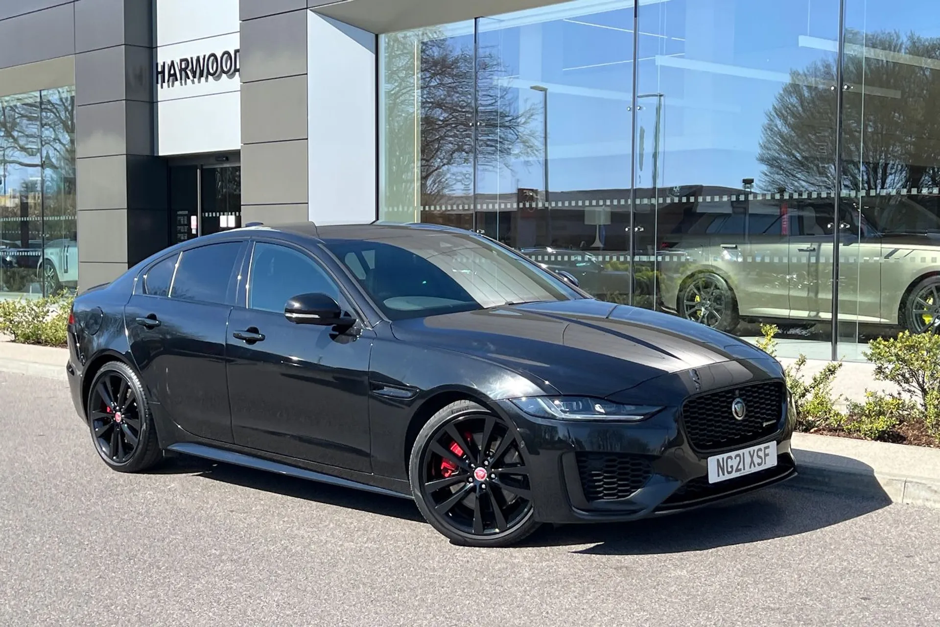 Jaguar XE focused image