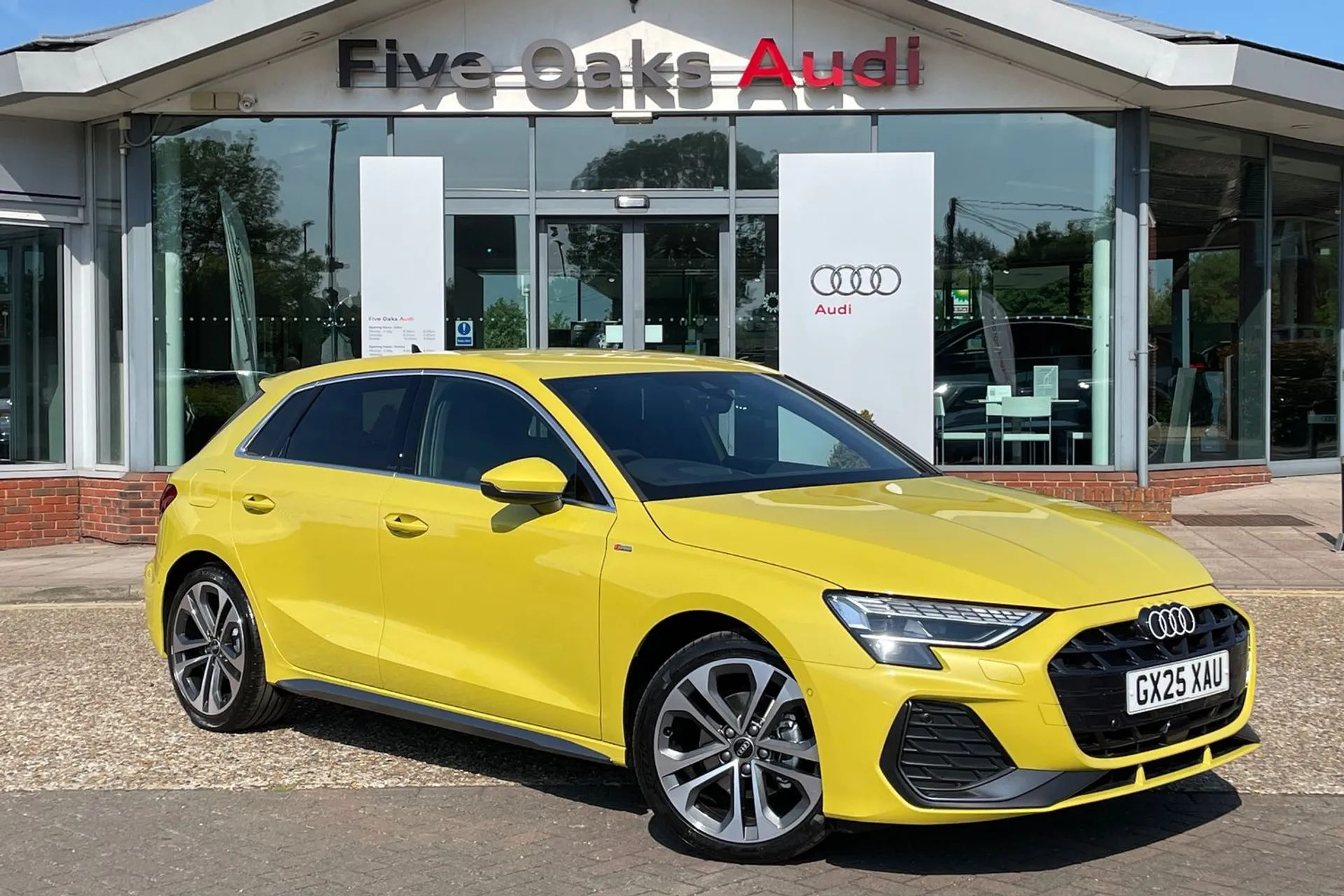 Audi A3 focused image