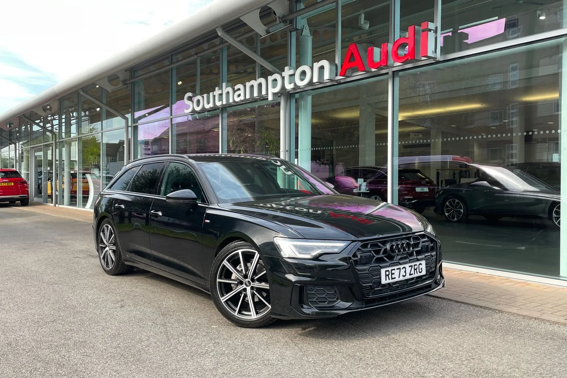 Audi A6 focused image