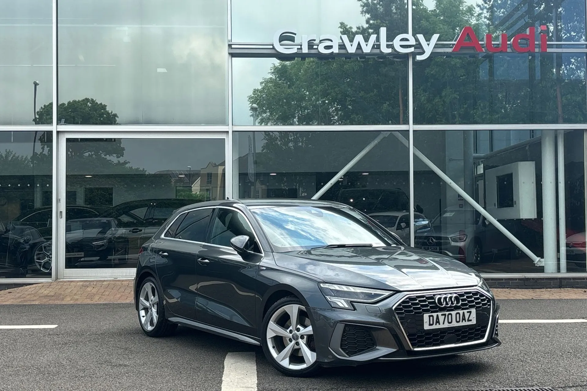 Audi A3 focused image