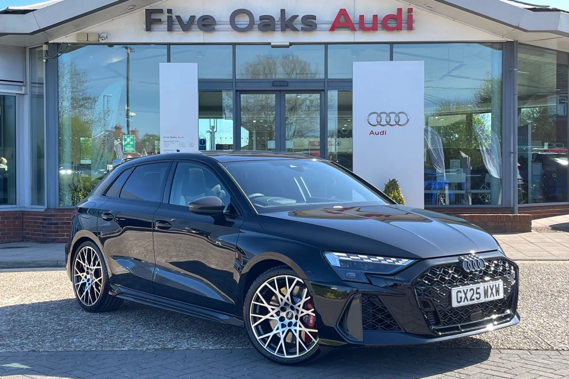 Audi RS3 focused image