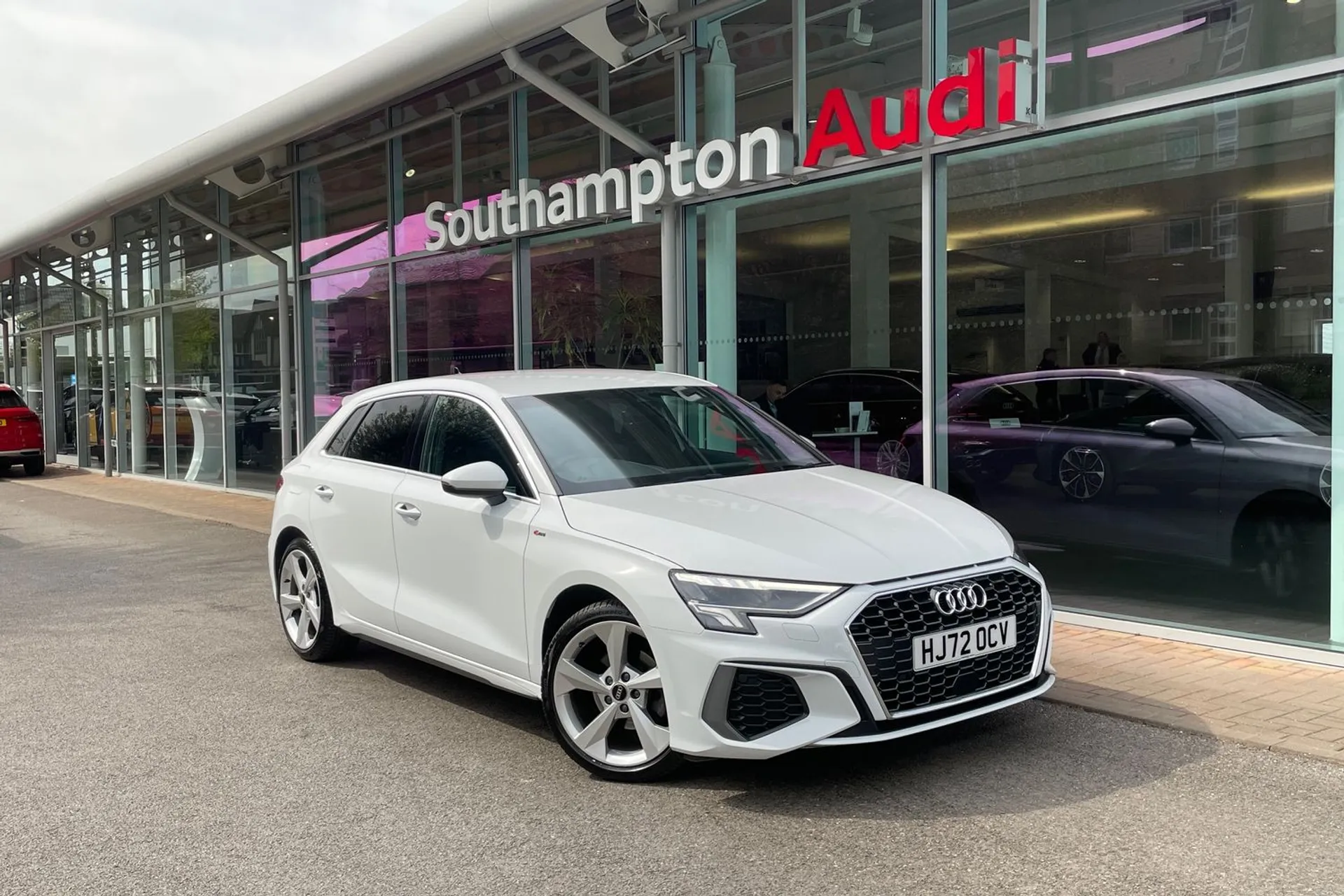 Audi A3 focused image