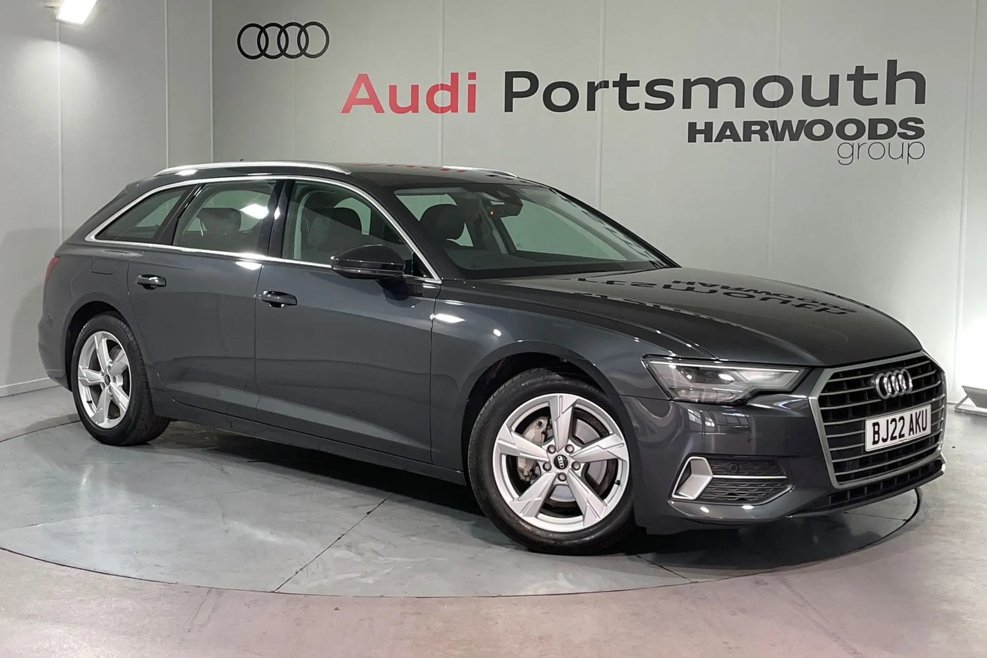 Audi A6 focused image