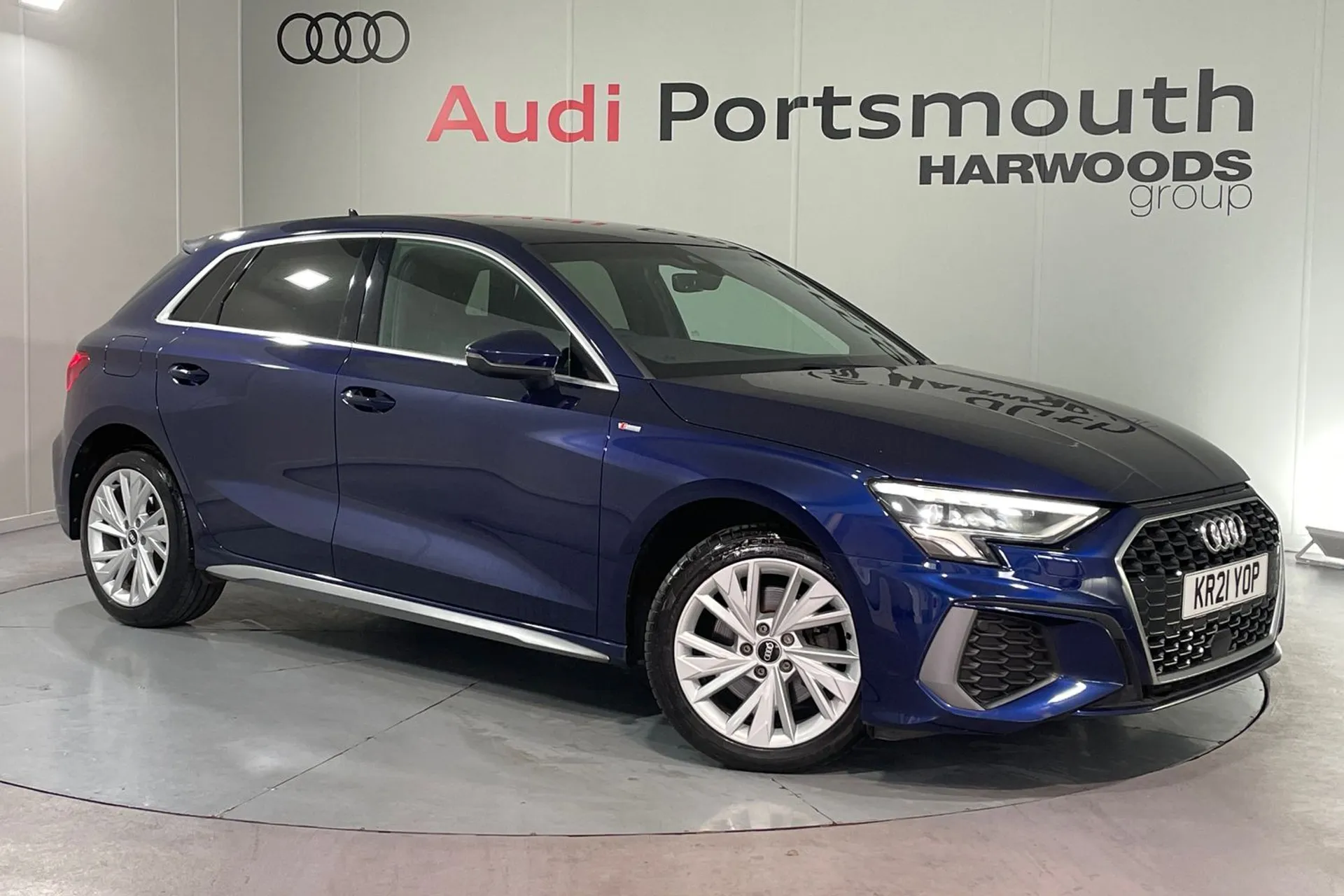 Audi A3 focused image