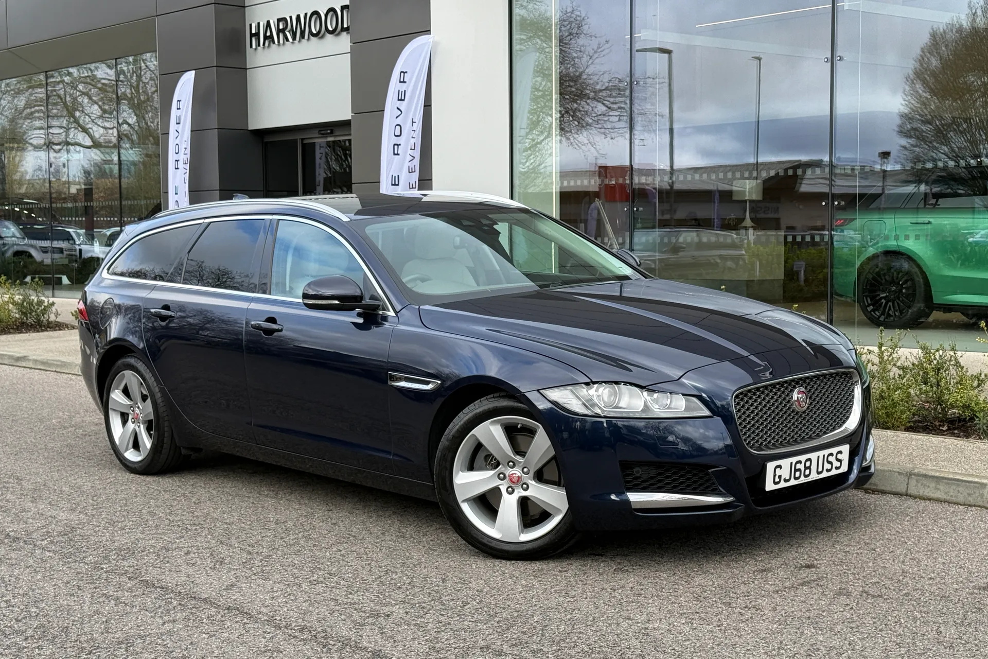 Jaguar XF focused image