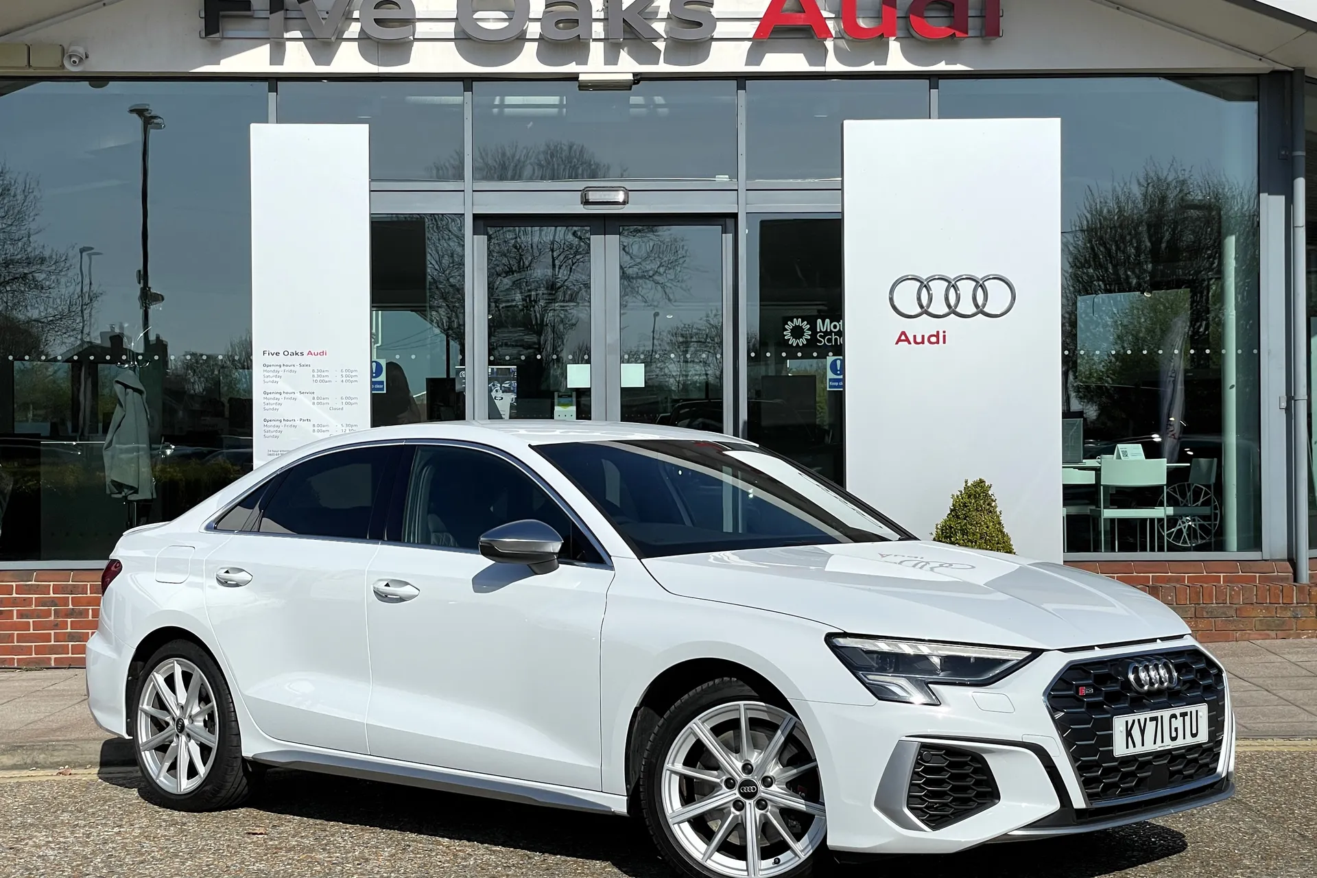 Audi A3 focused image