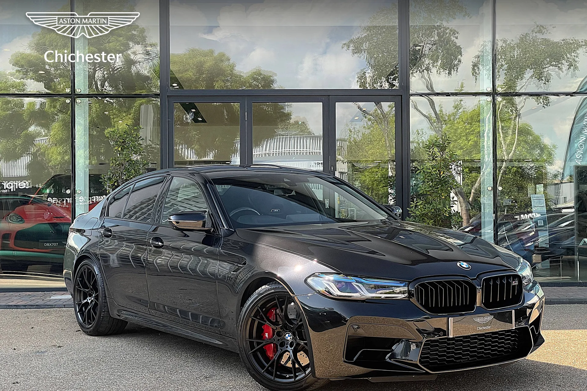BMW M5 focused image