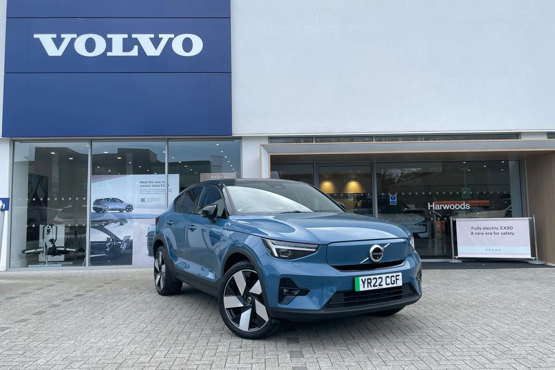Volvo C40 focused image