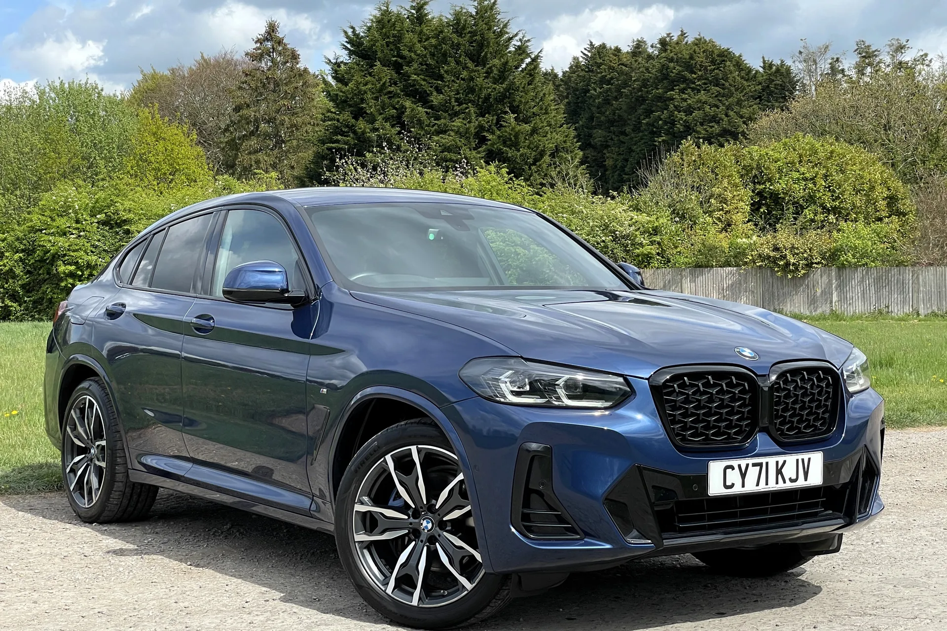BMW X4 focused image
