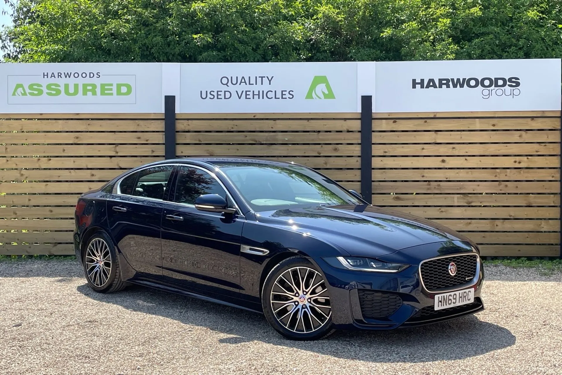 Jaguar XE focused image