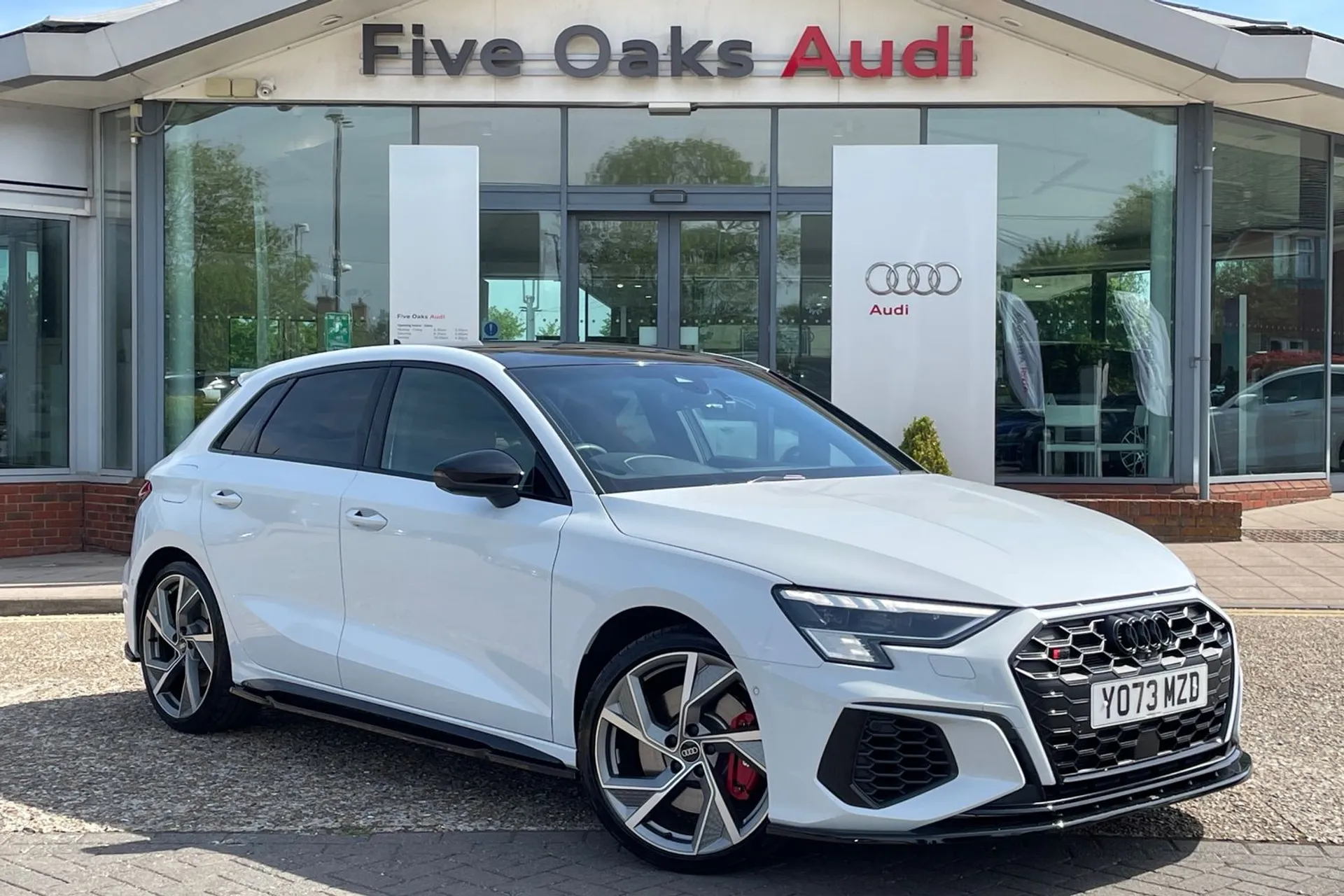Audi A3 focused image