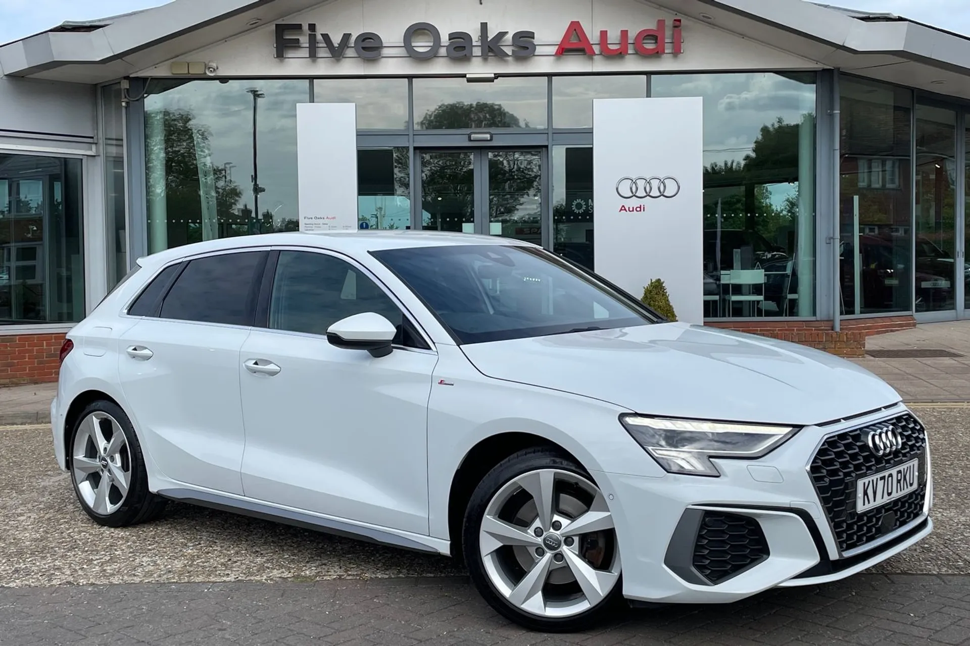 Audi A3 focused image