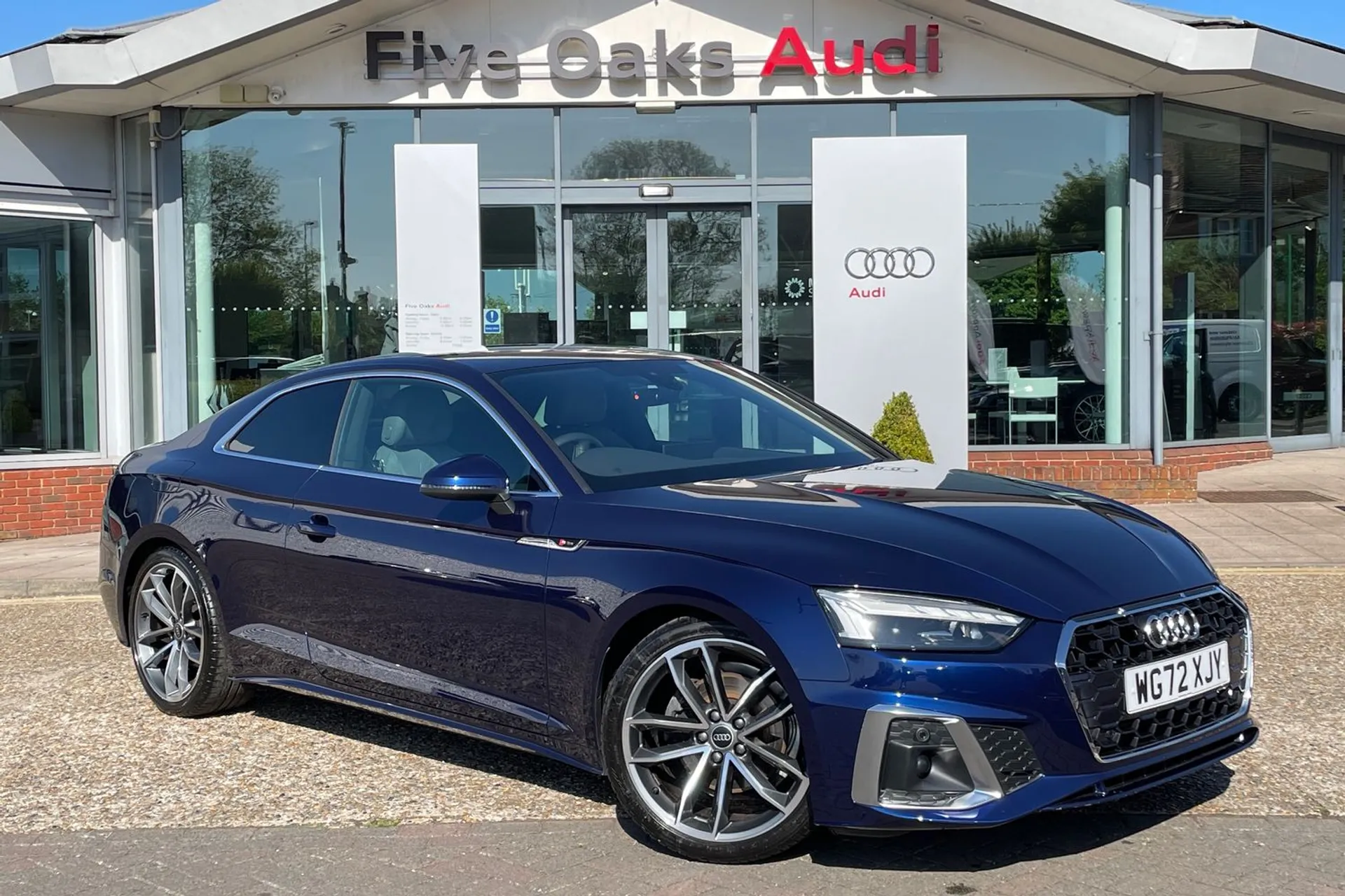 Audi A5 focused image