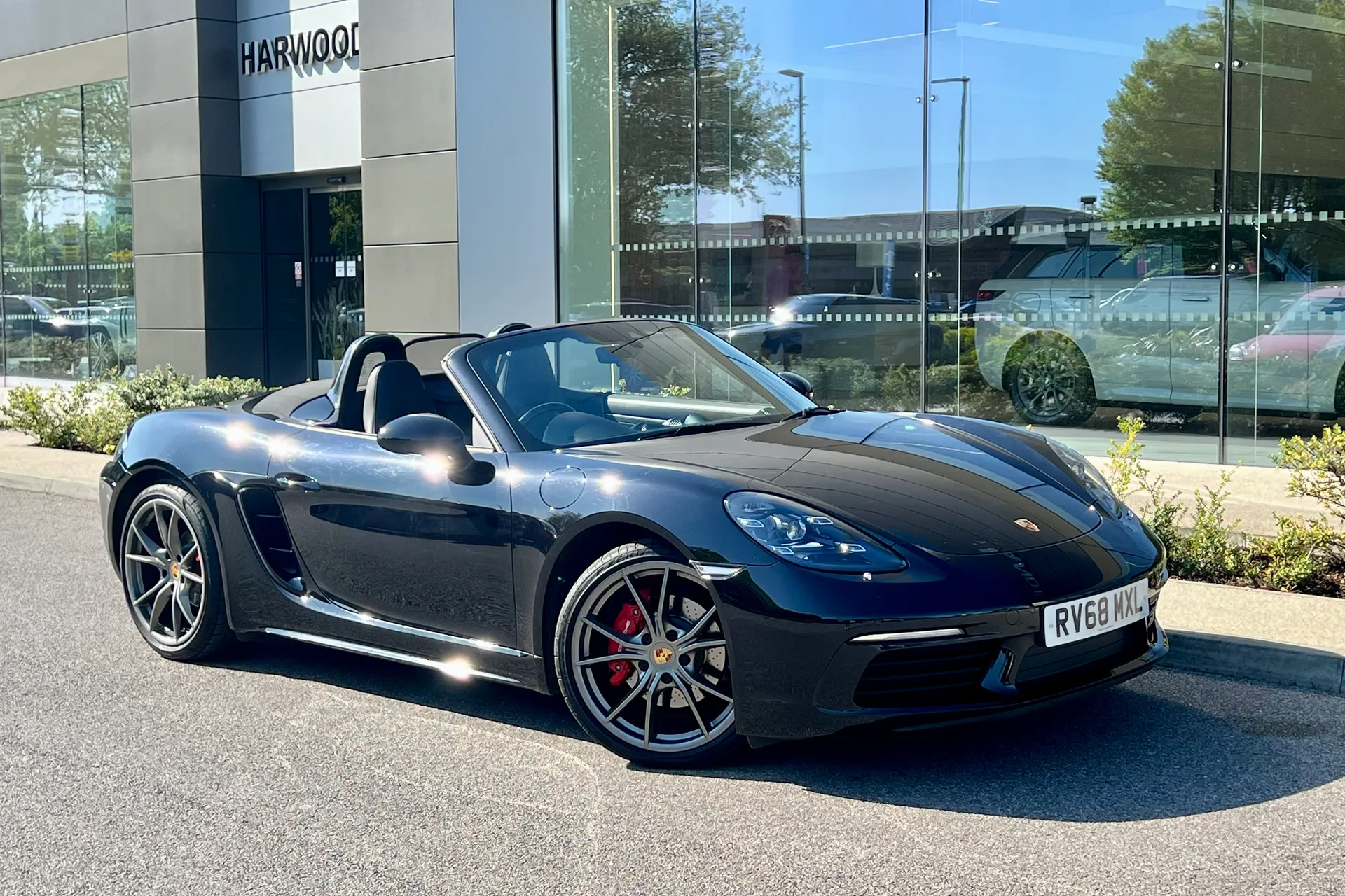 Porsche BOXSTER focused image