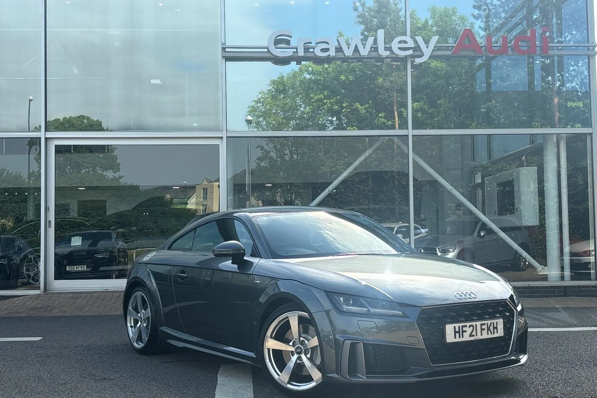 Audi TT focused image