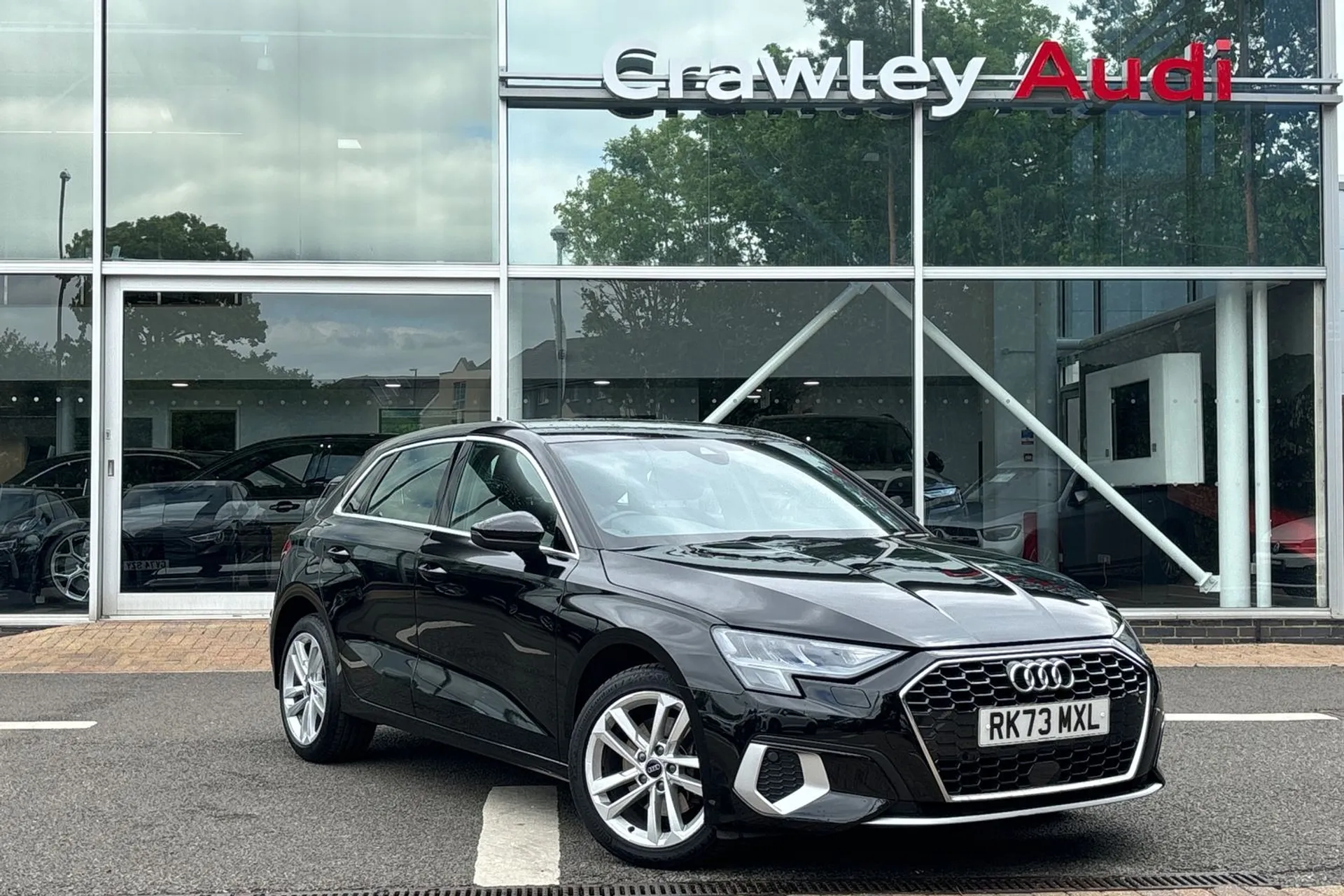 Audi A3 focused image
