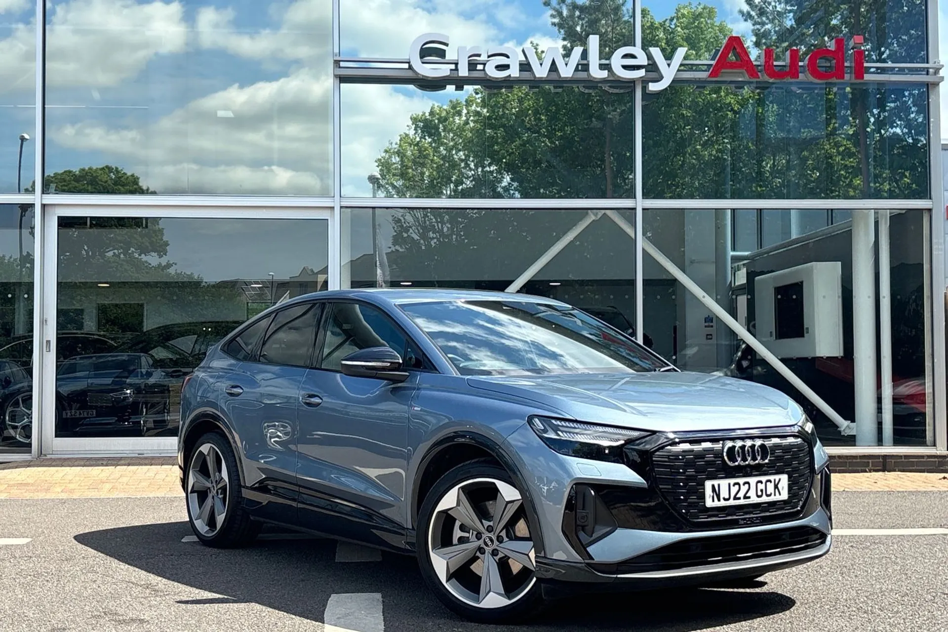 Audi Q4 focused image
